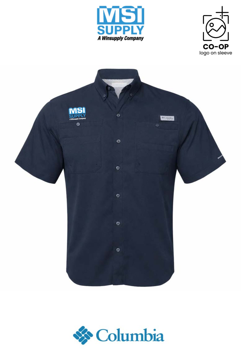 Columbia Mens PFG Tamiami™ II Short Sleeve Shirt - MSI Supply Houston