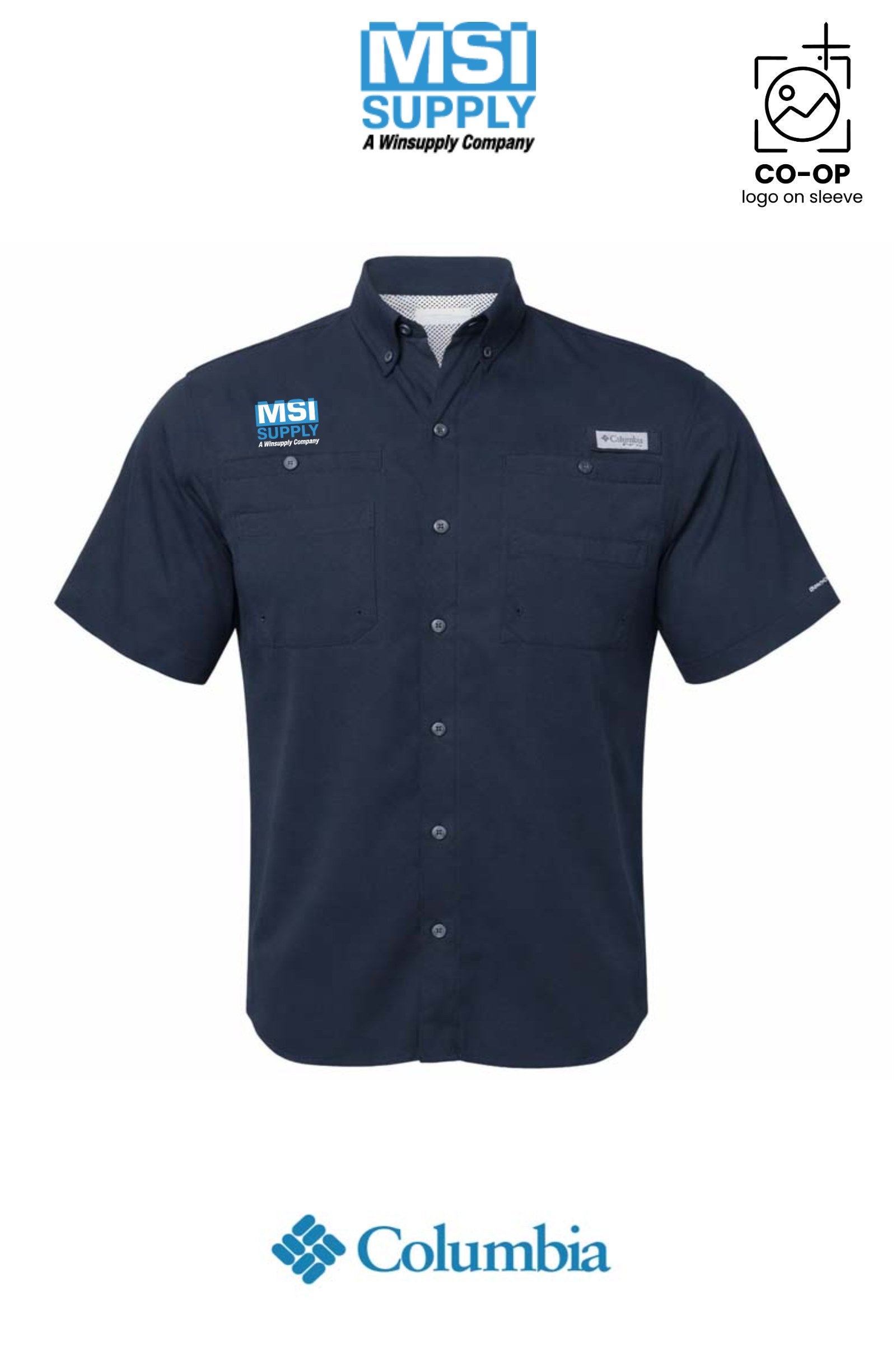 Columbia Mens PFG Tamiami™ II Short Sleeve Shirt - MSI Supply Houston