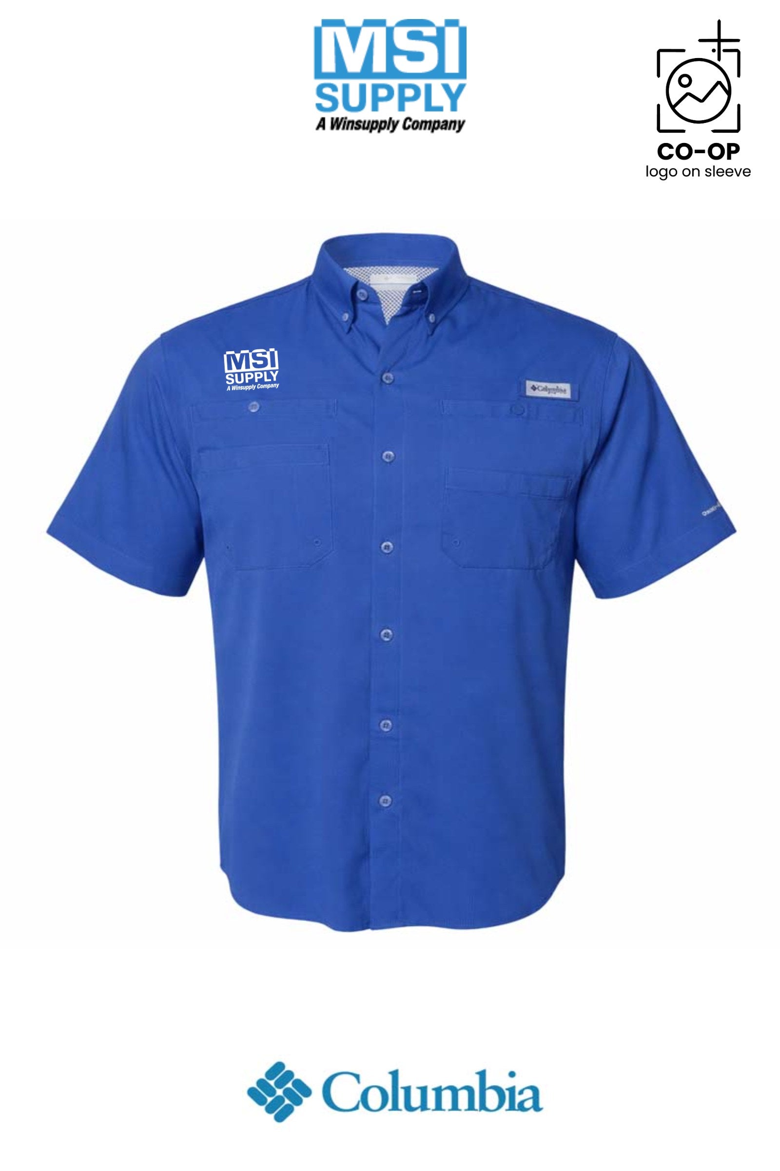 Columbia Mens PFG Tamiami™ II Short Sleeve Shirt - MSI Supply Houston