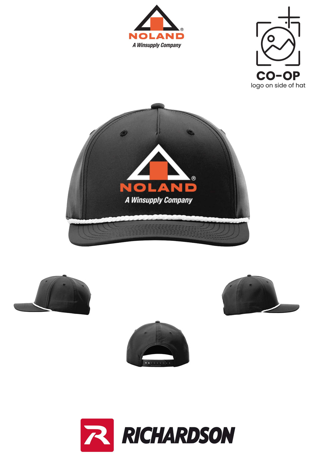 Richardson 258 Five-Panel Classic Rope Cap - Noland of Augusta GA