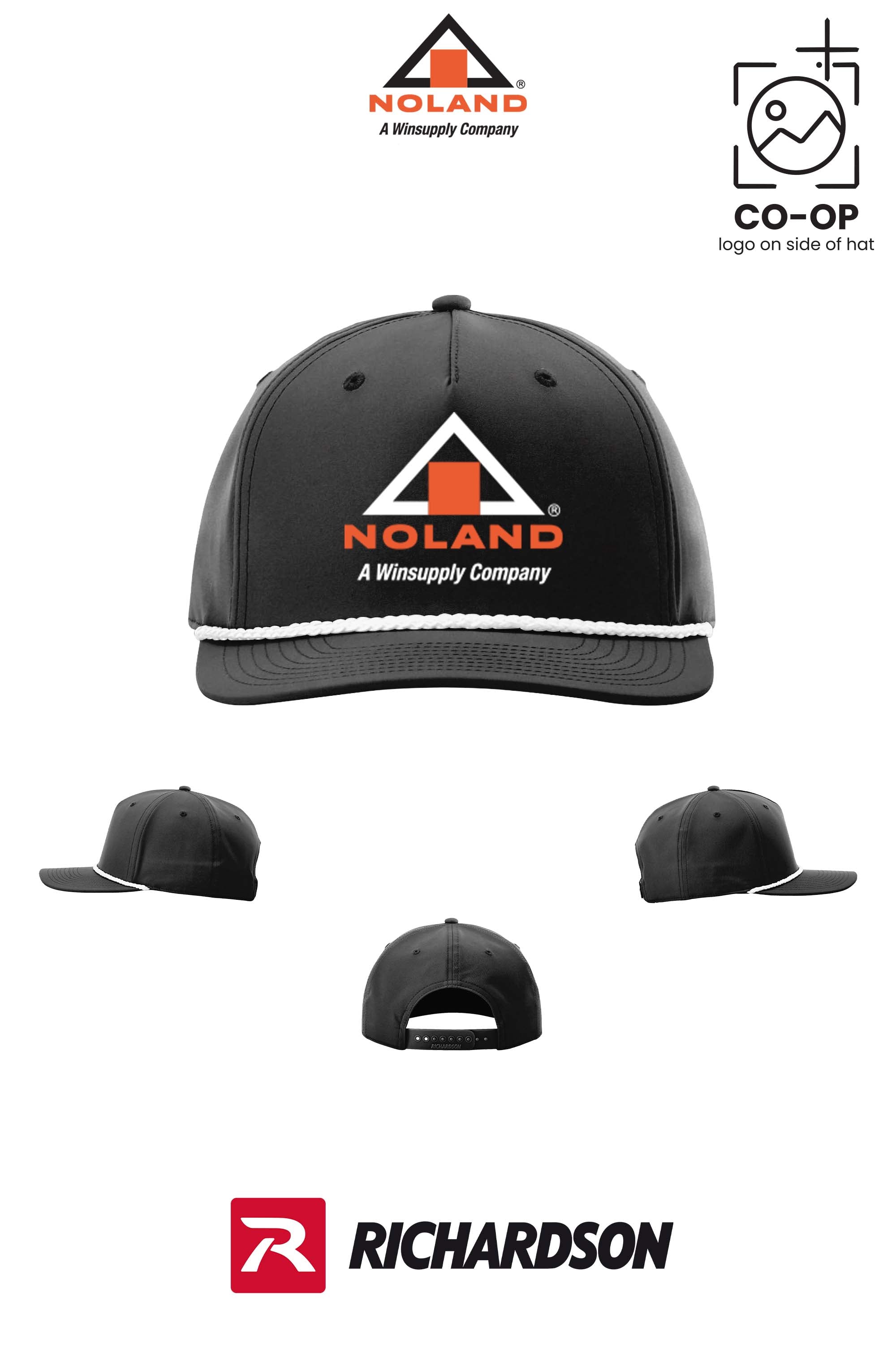 Richardson 258 Five-Panel Classic Rope Cap - Noland of Augusta GA