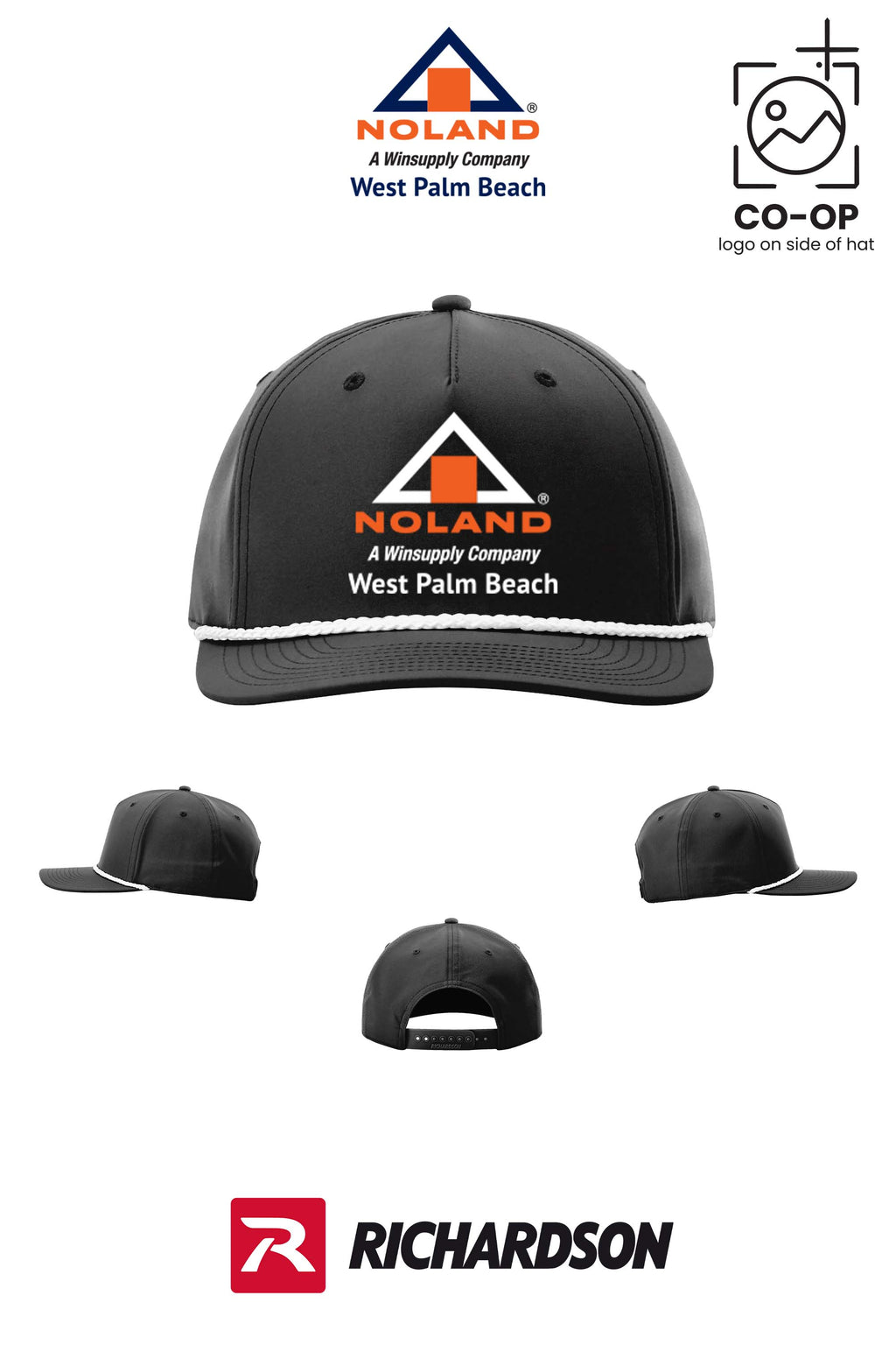 Richardson 258 Five-Panel Classic Rope Cap - Noland West Palm Beach