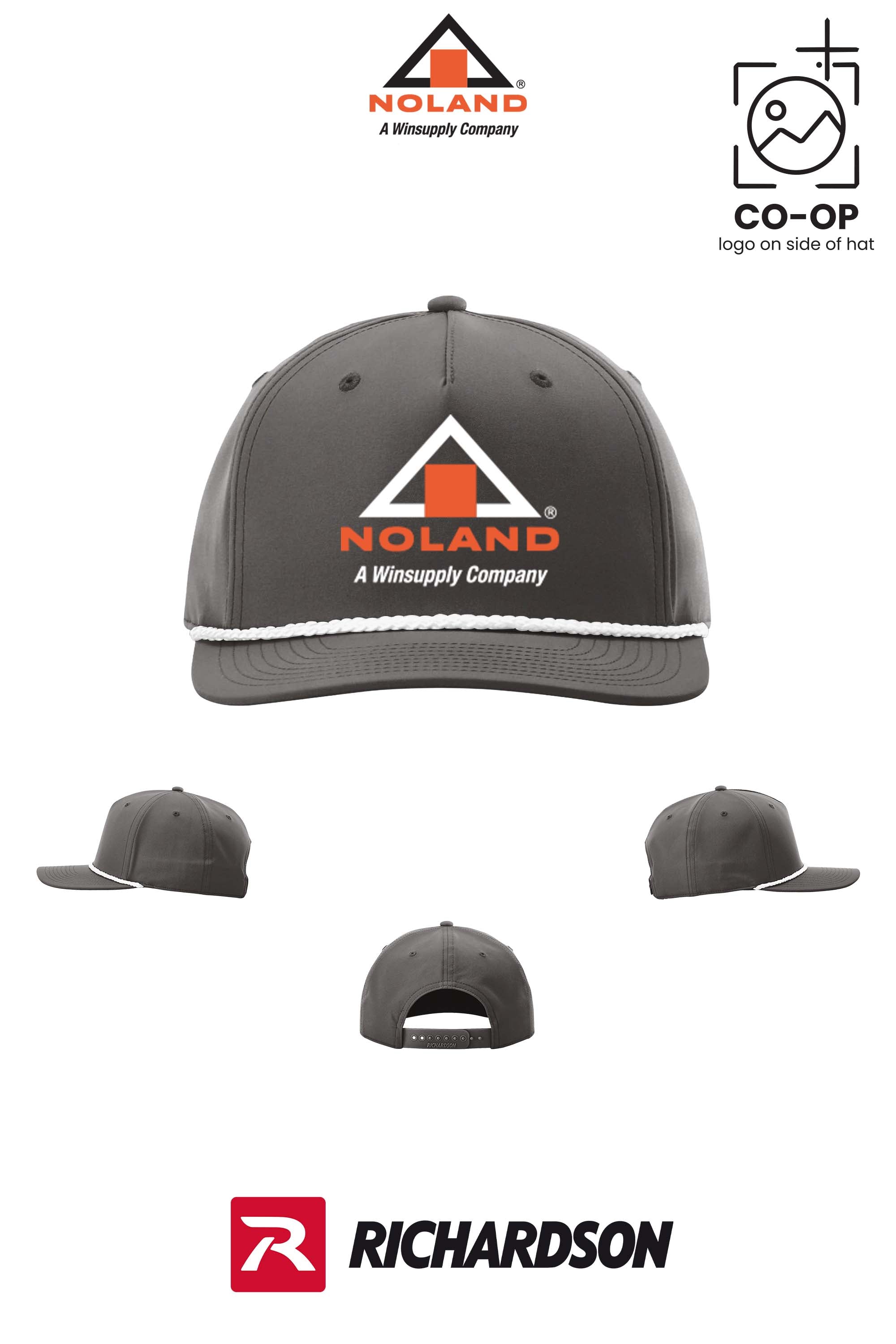 Richardson 258 Five-Panel Classic Rope Cap - Noland of Augusta GA