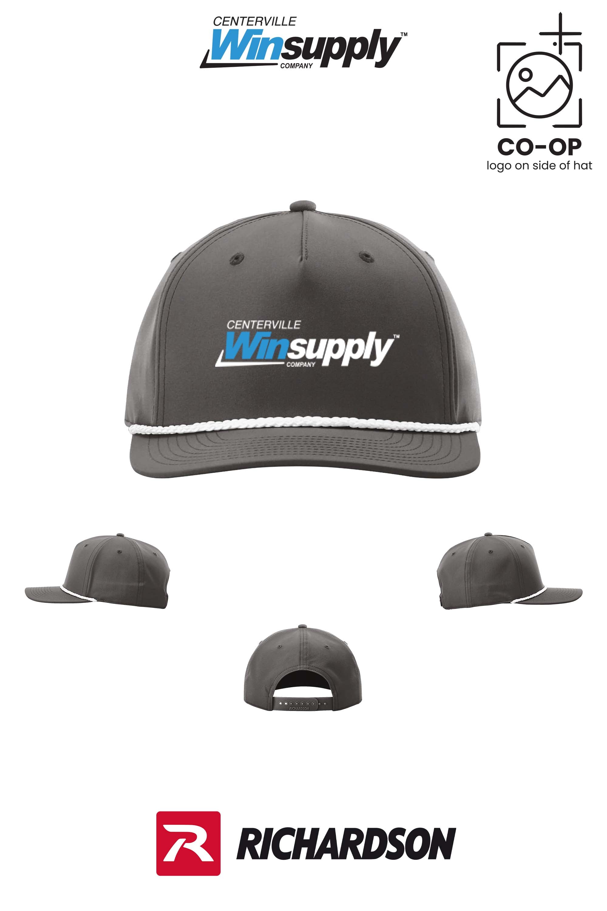 Richardson 258 Five-Panel Classic Rope Cap - Winsupply Centerville OH