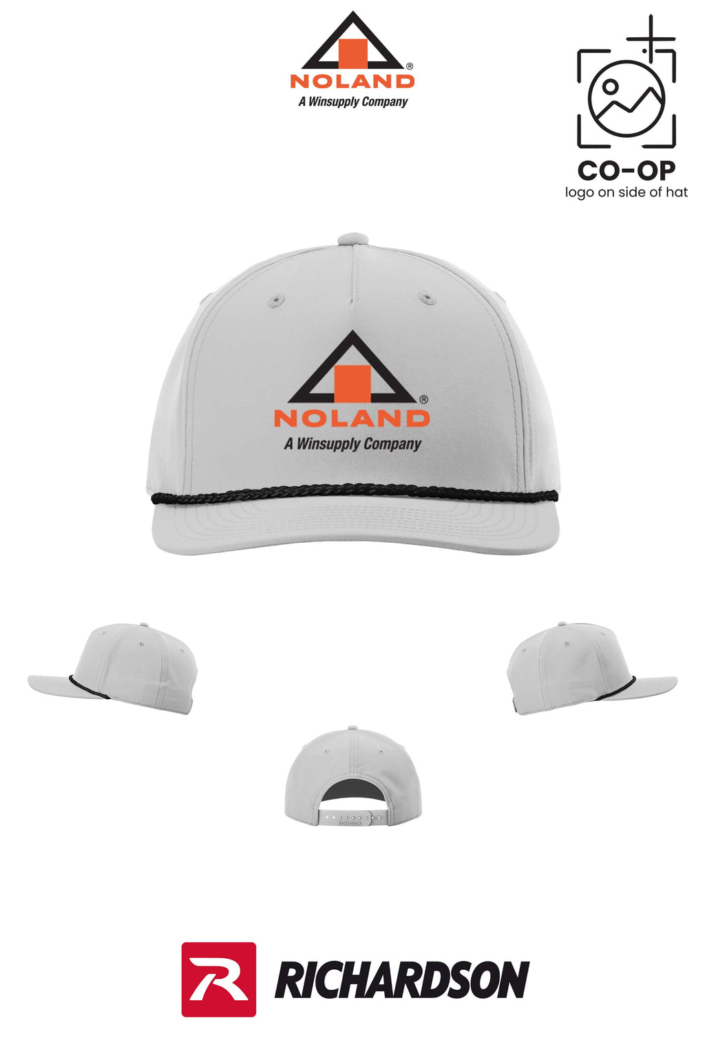 Richardson 258 Five-Panel Classic Rope Cap - Noland of Augusta GA