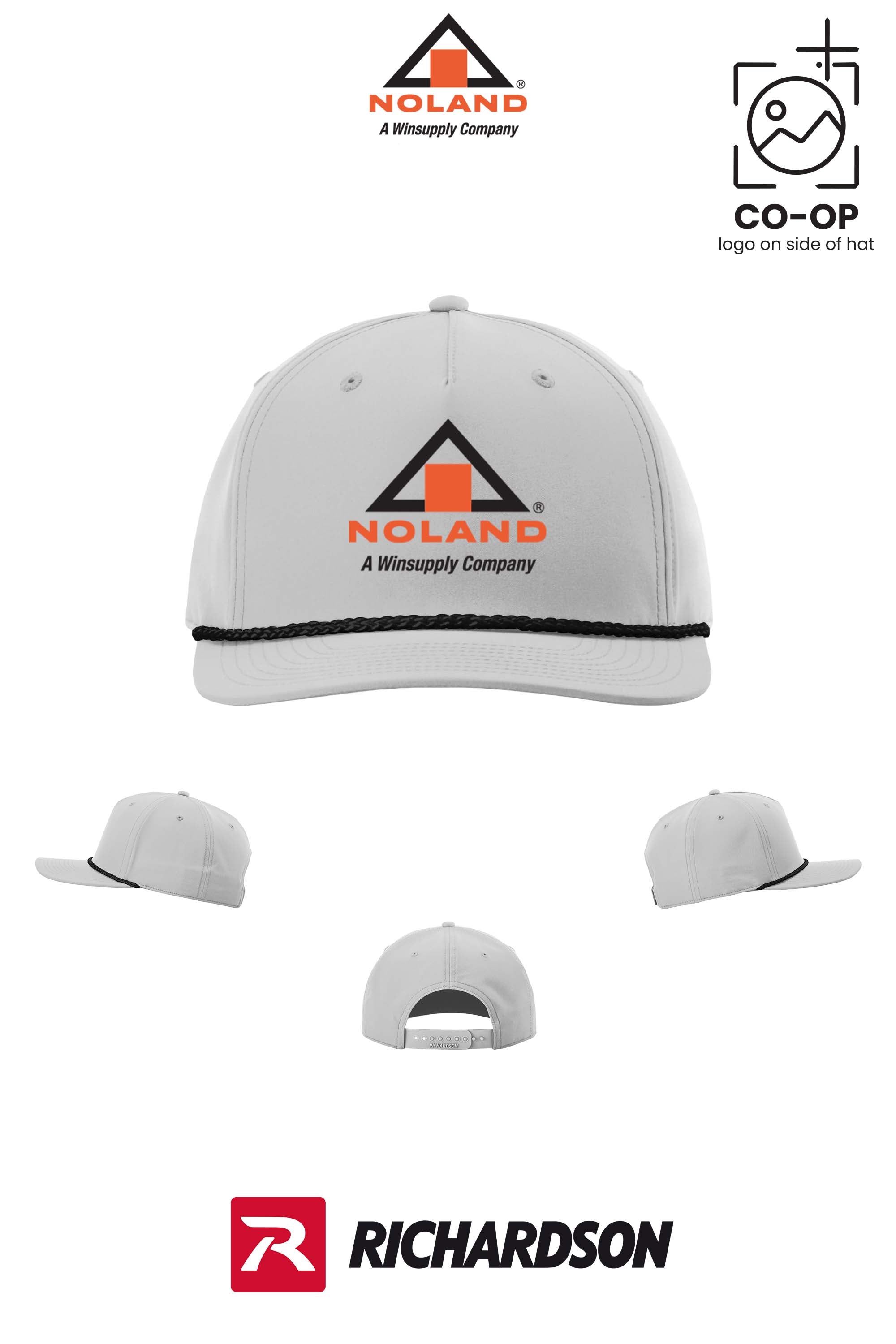 Richardson 258 Five-Panel Classic Rope Cap - Noland of Augusta GA
