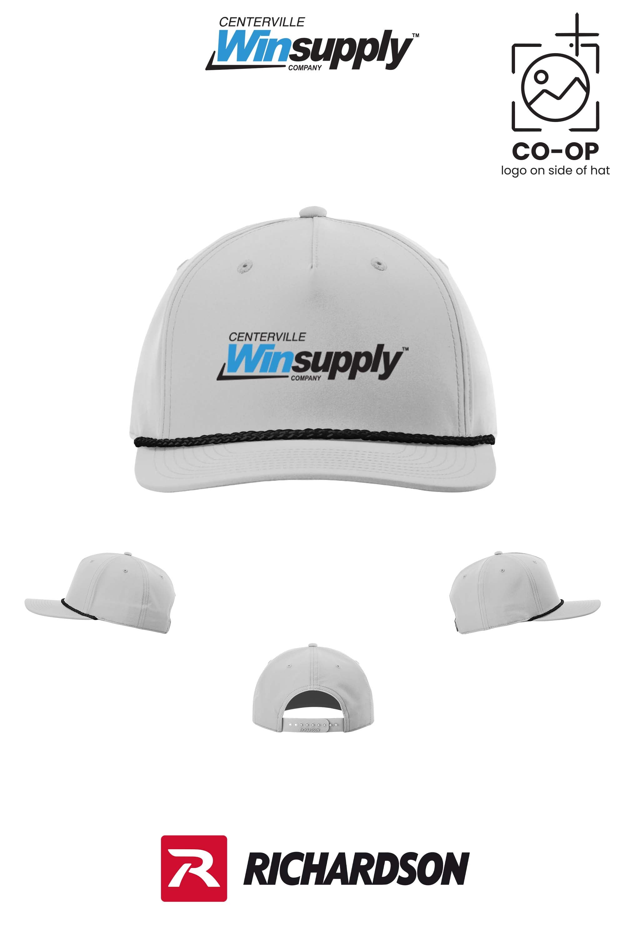 Richardson 258 Five-Panel Classic Rope Cap - Winsupply Centerville OH