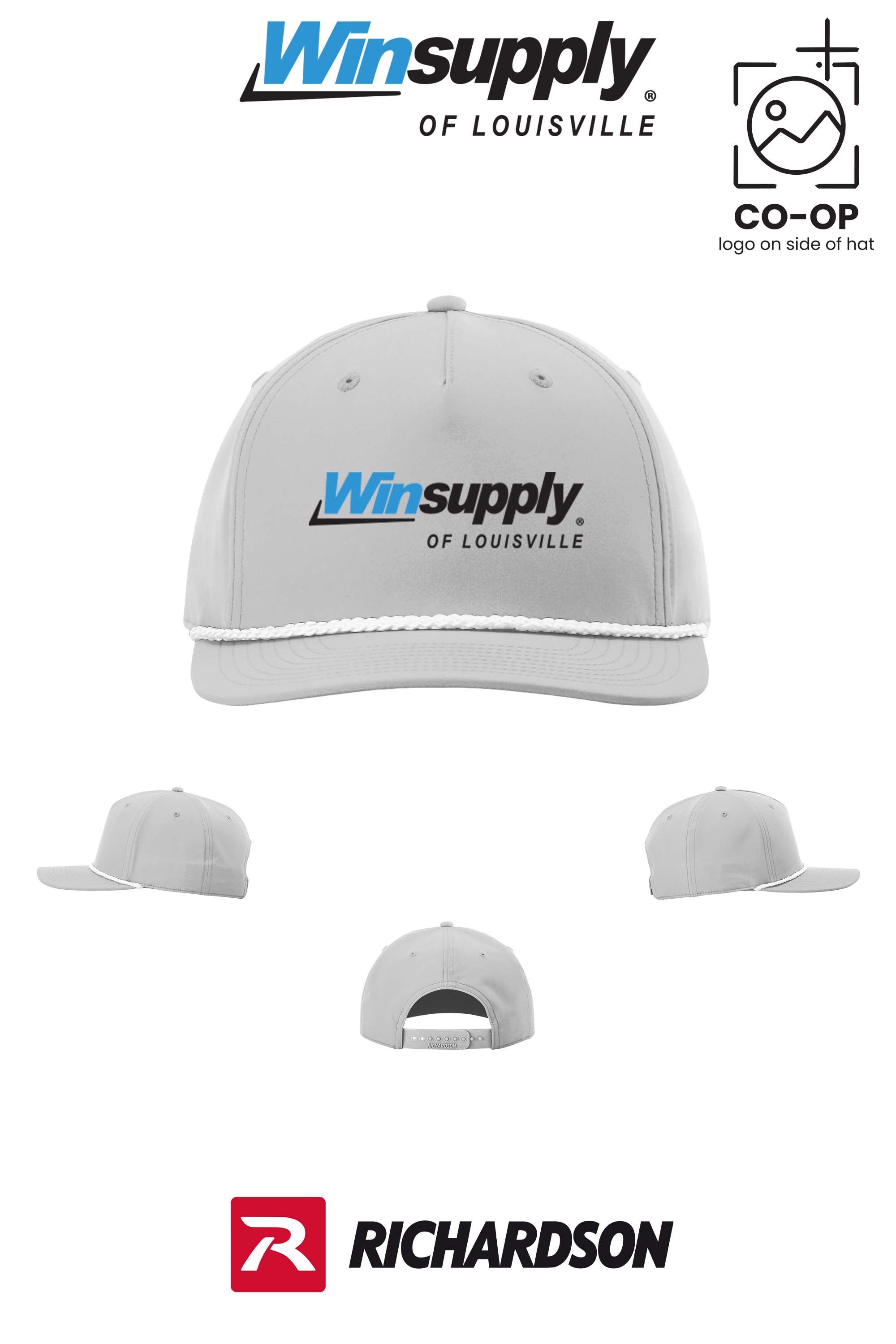 Richardson 258 Five-Panel Classic Rope Cap - Winsupply of Louisville KY