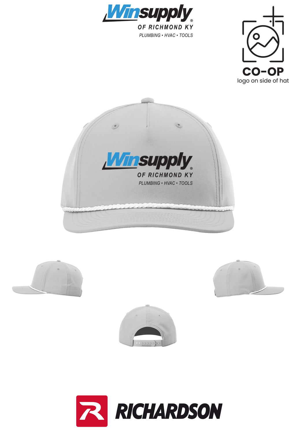 Richardson 258 Five-Panel Classic Rope Cap - Winsupply of Richmond KY
