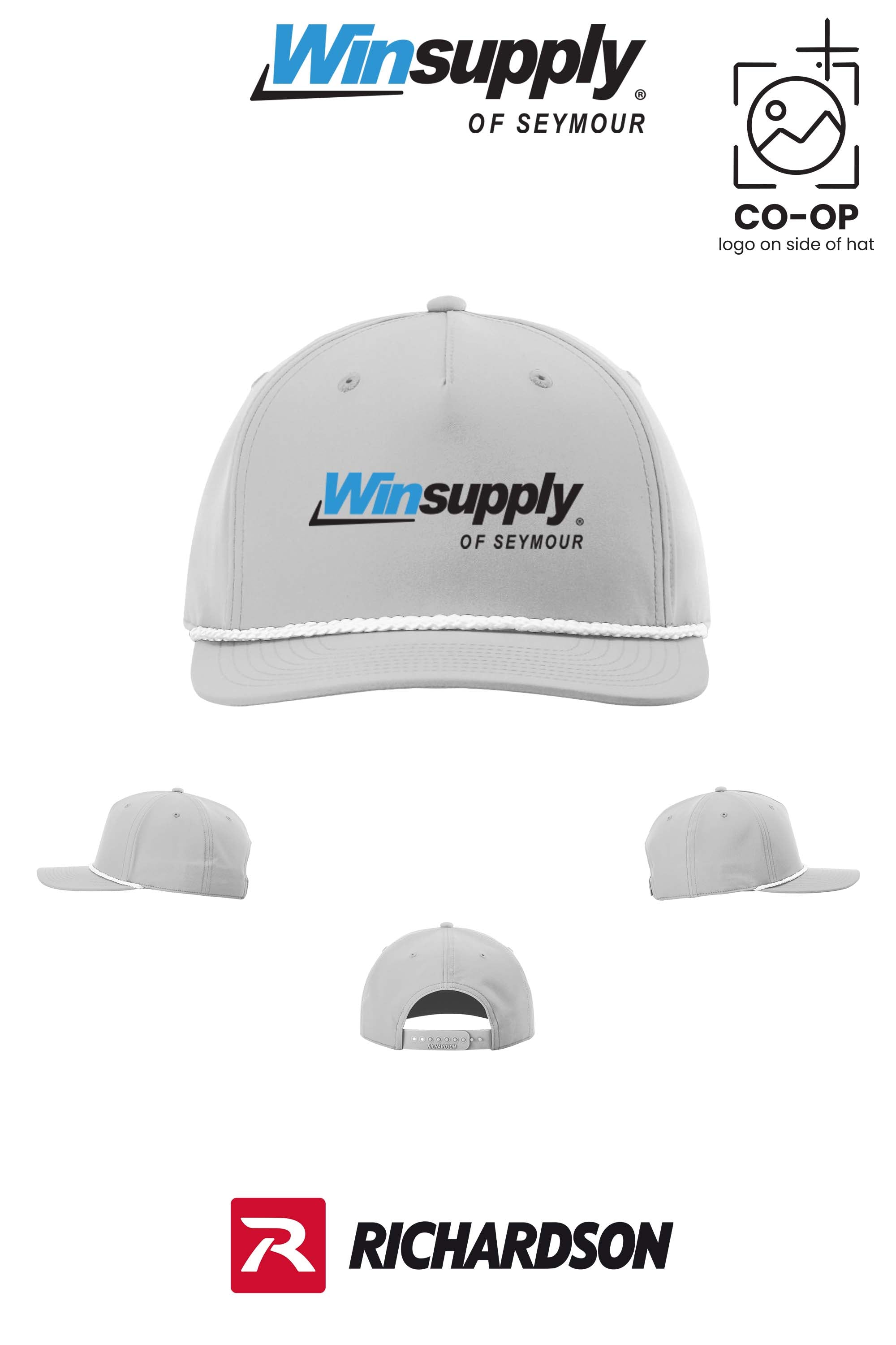 Richardson 258 Five-Panel Classic Rope Cap - Winsupply of Seymour IN