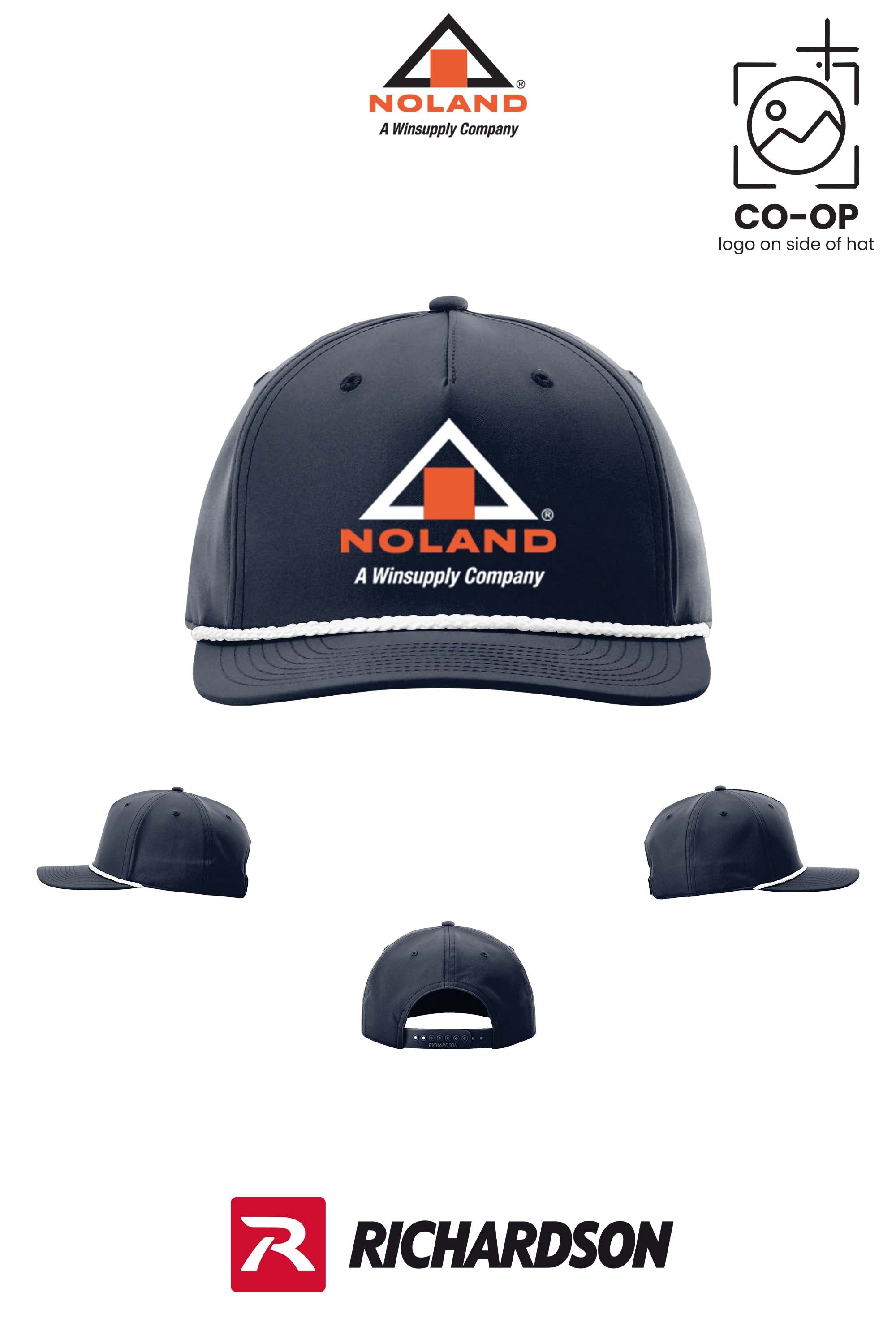 Richardson 258 Five-Panel Classic Rope Cap - Noland of Augusta GA