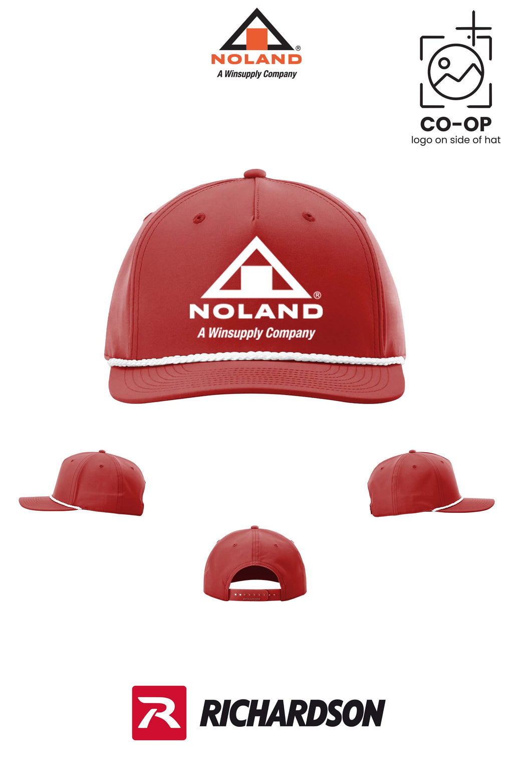 Richardson 258 Five-Panel Classic Rope Cap - Noland of Augusta GA