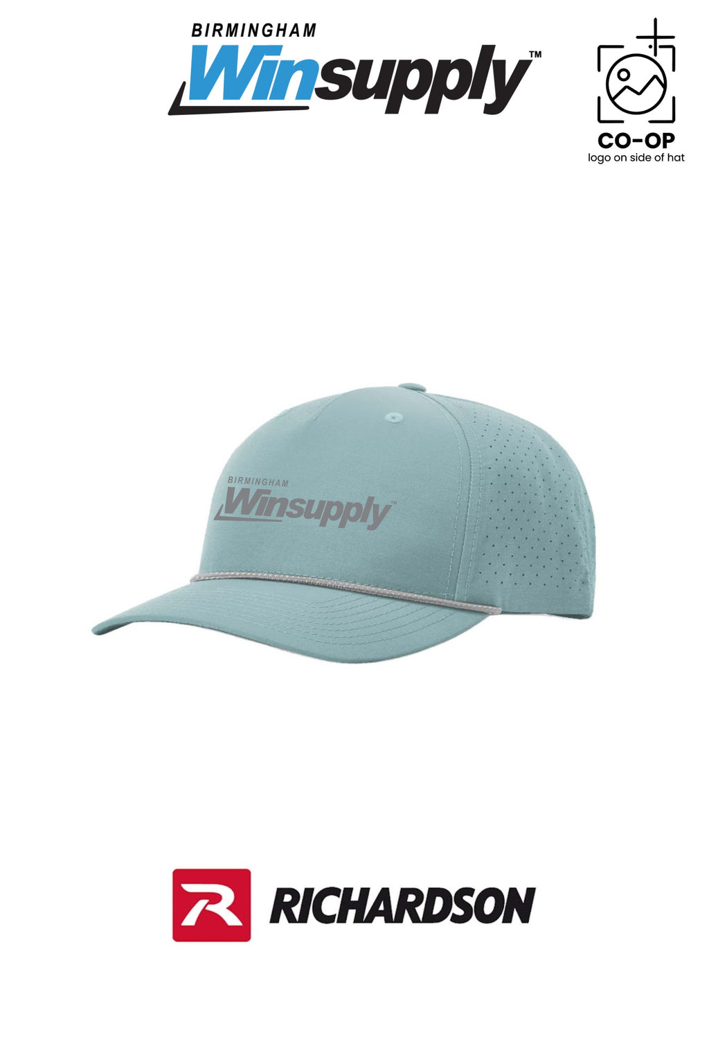 Richardson Laser Perf Performance Rope Cap *match rope* - Birmingham Winsupply