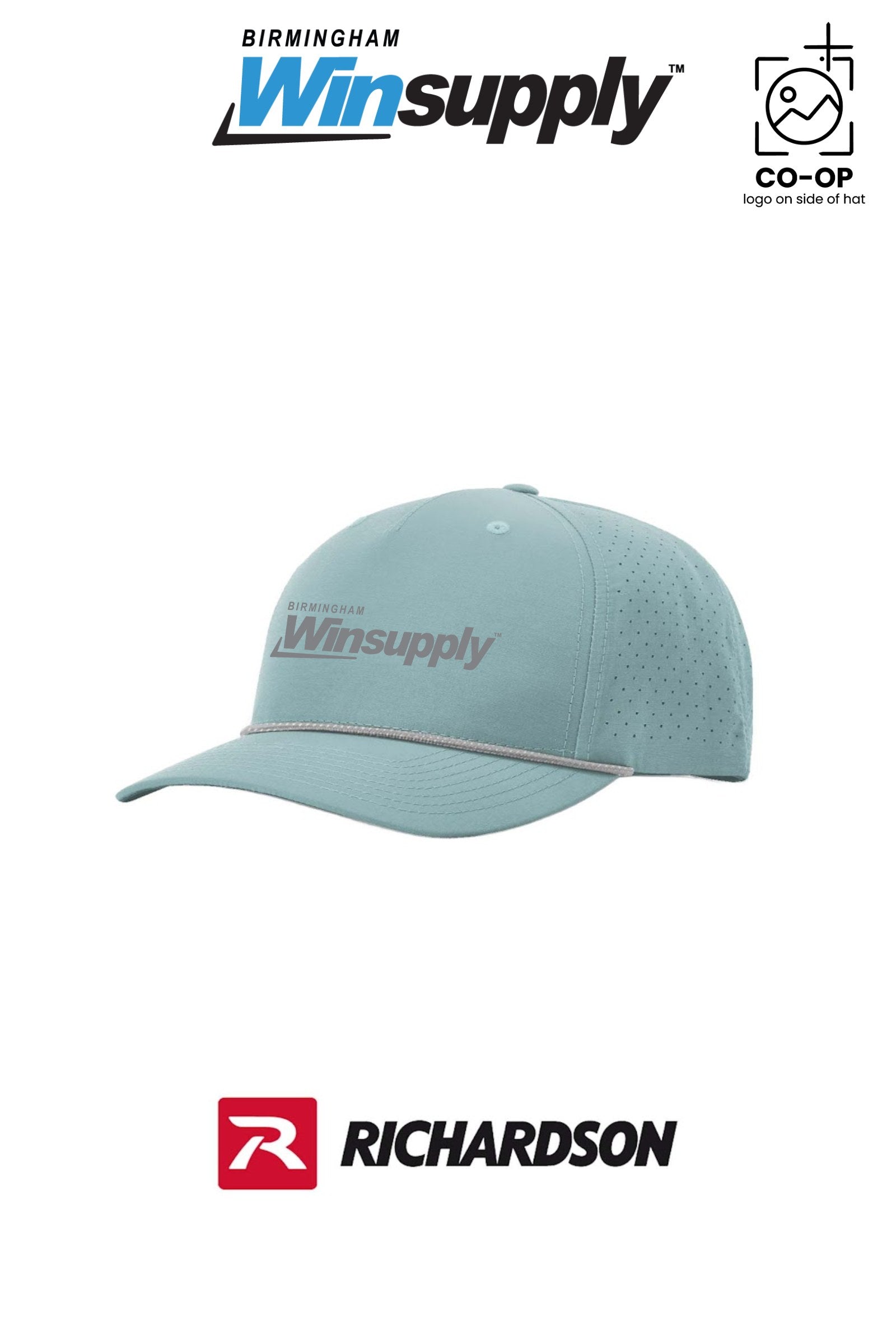 Richardson Laser Perf Performance Rope Cap *match rope* - Birmingham Winsupply