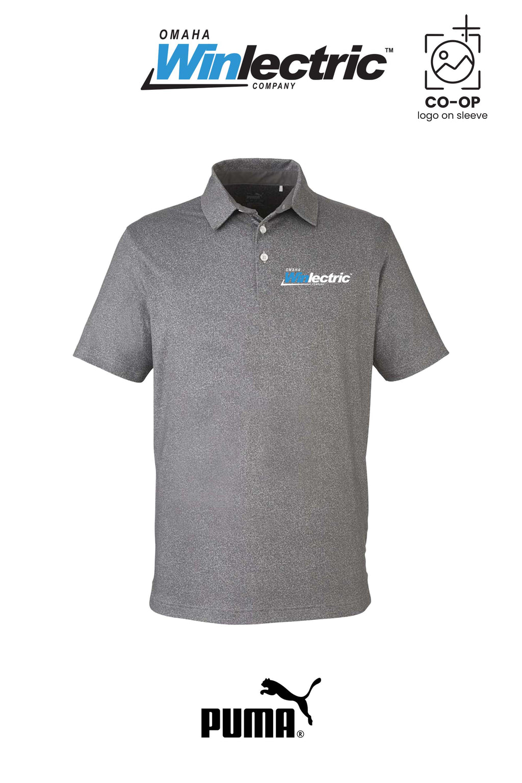Puma Mens Cloudspun Primary Polo - Omaha Winlectric