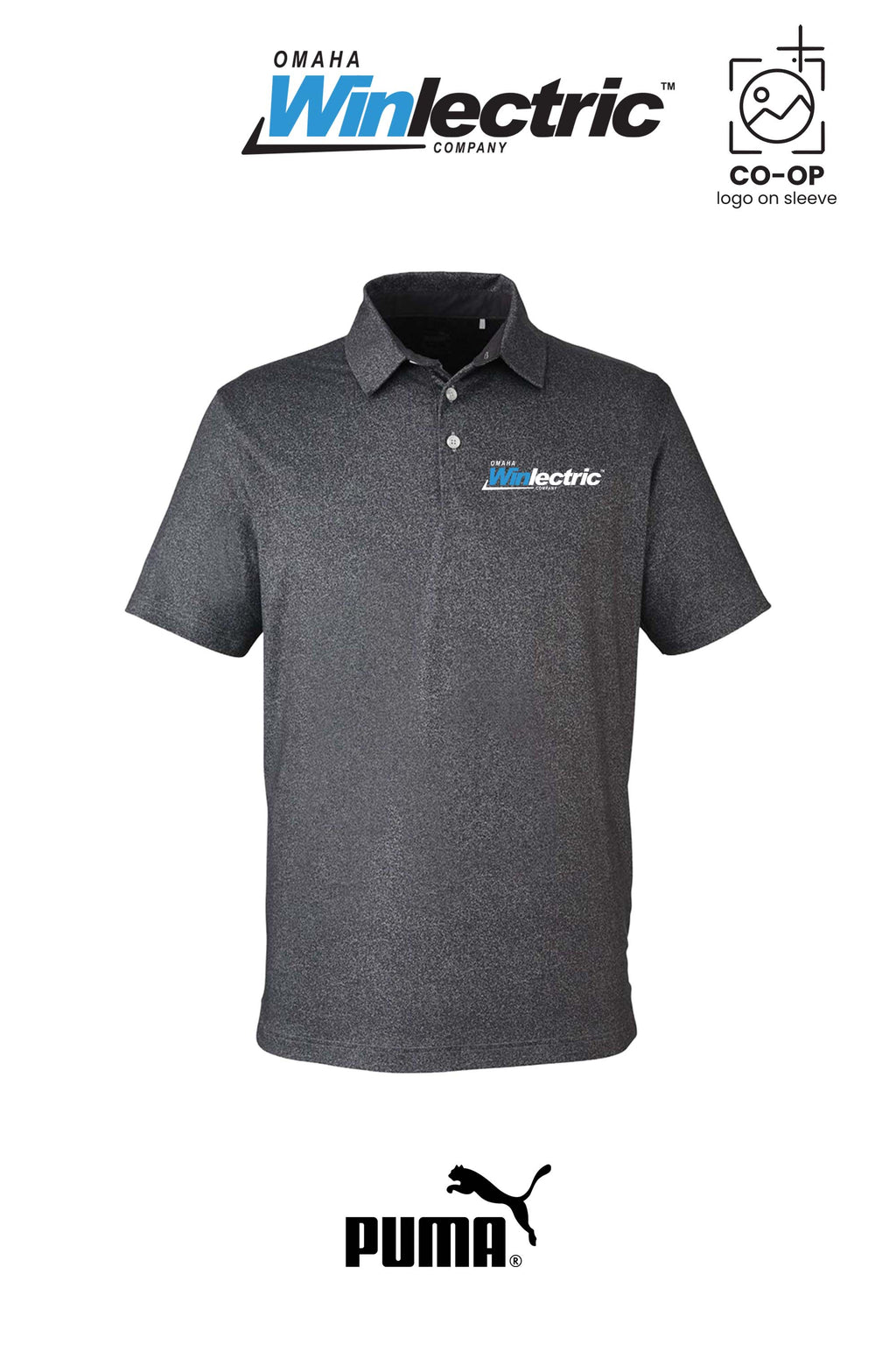 Puma Mens Cloudspun Primary Polo - Omaha Winlectric