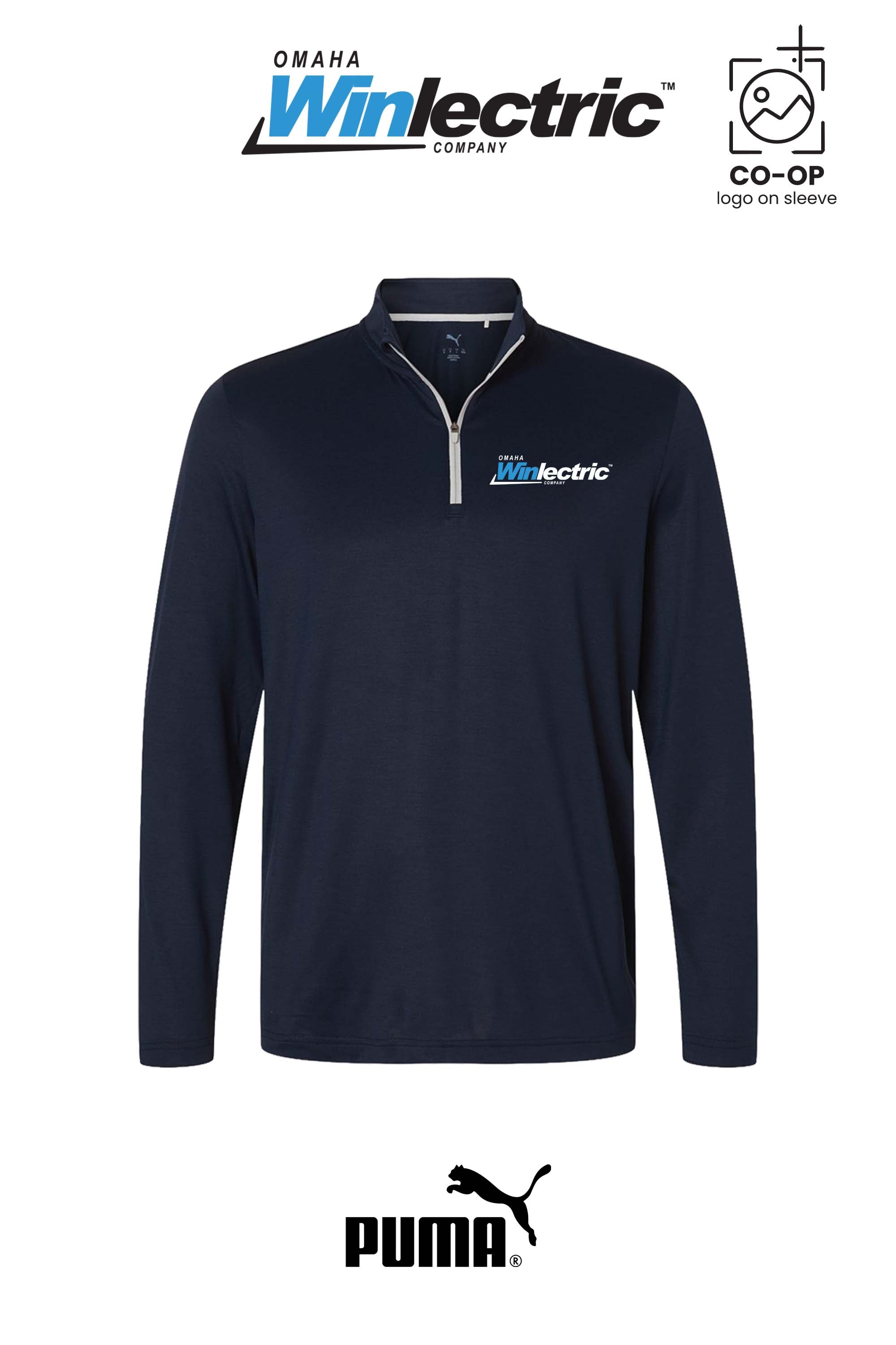 Puma Mens Icon 2.0 Quarter Zip - Omaha Winlectric