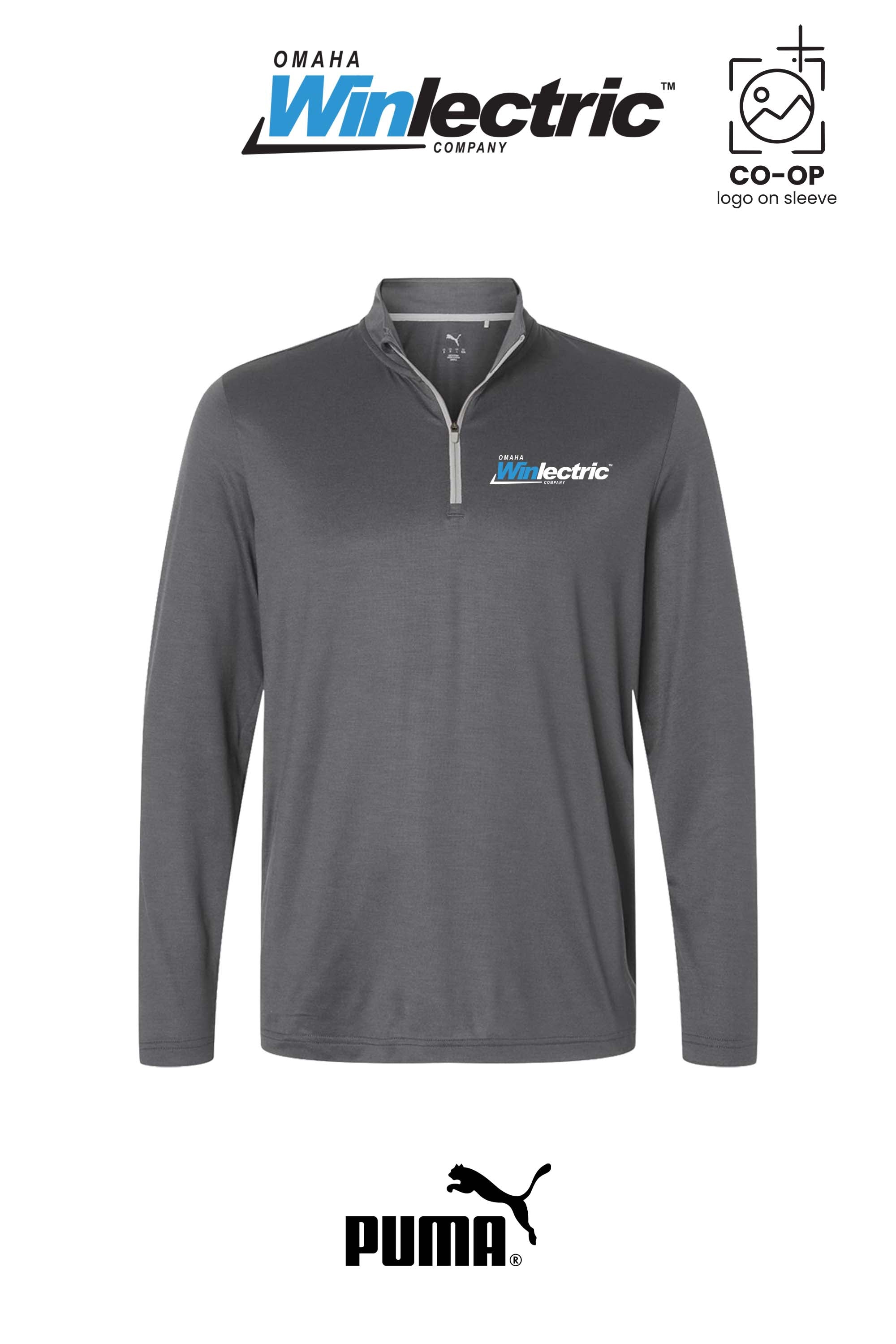 Puma Mens Icon 2.0 Quarter Zip - Omaha Winlectric