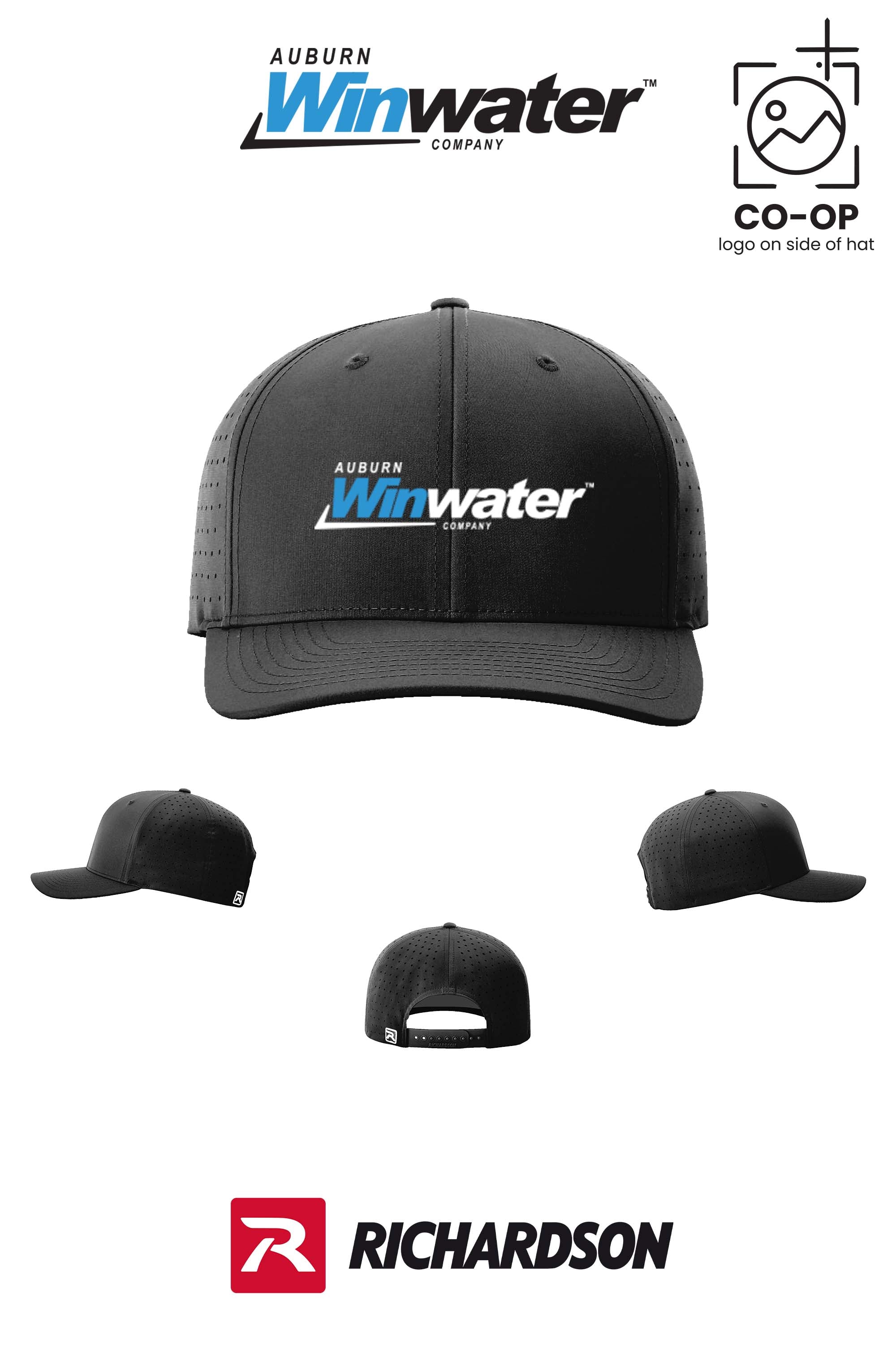 Richardson 632 Laser Perf R-Flex Snapback - Auburn Winwater