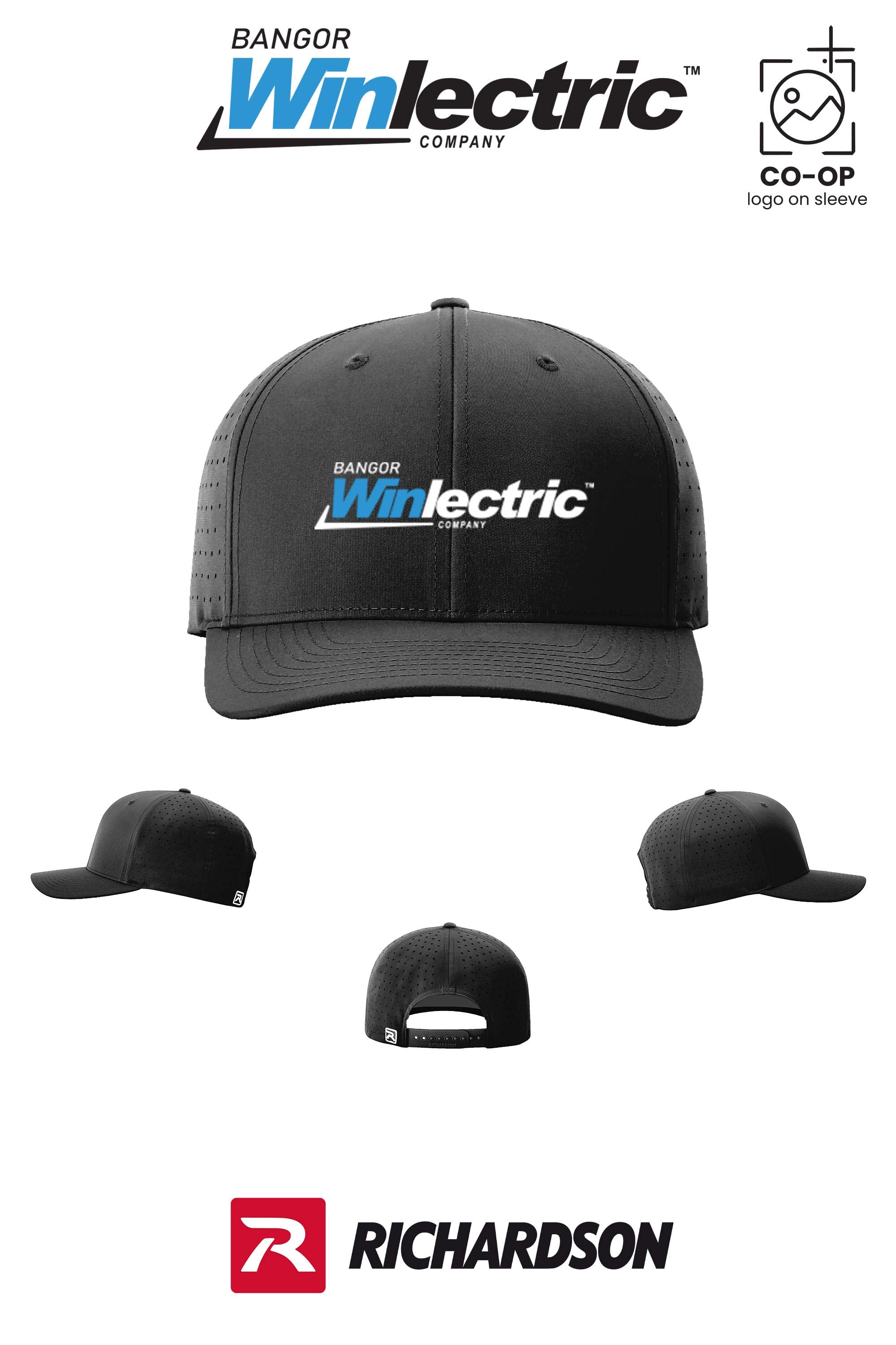 Richardson 632 Laser Perf R-Flex Snapback - Winlectric Bangor