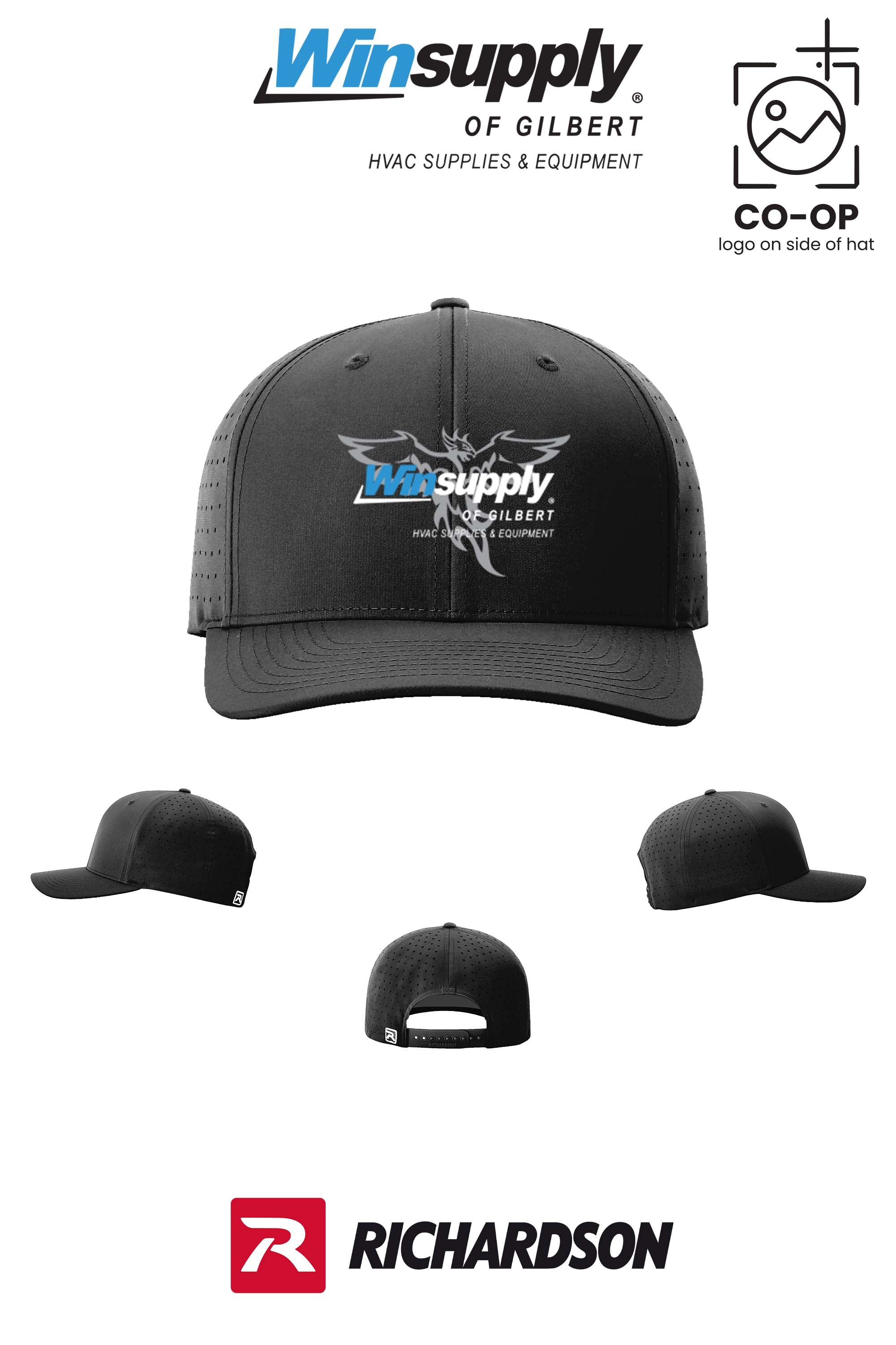 Richardson 632 Laser Perf R-Flex Snapback - Winsupply of Gilbert
