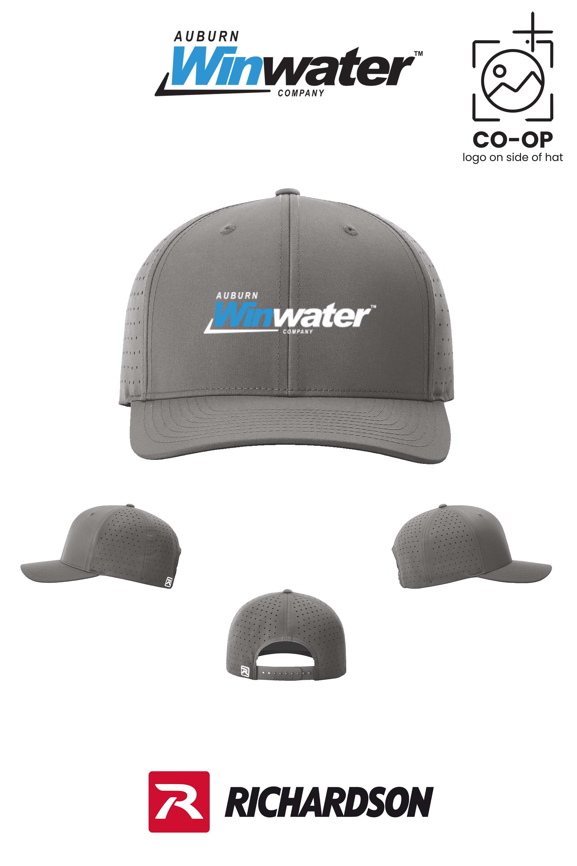 Richardson 632 Laser Perf R-Flex Snapback - Auburn Winwater