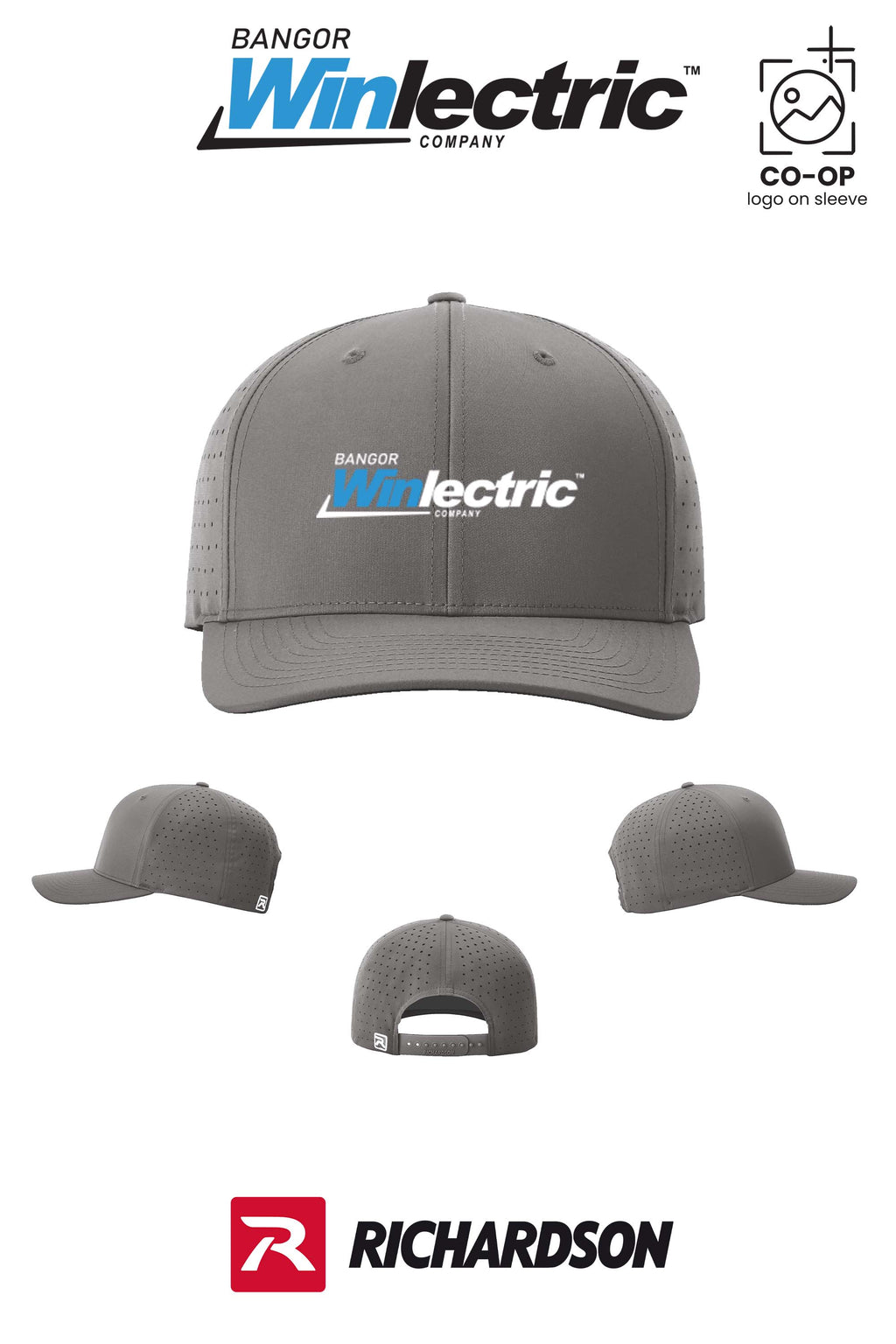 Richardson 632 Laser Perf R-Flex Snapback - Winlectric Bangor