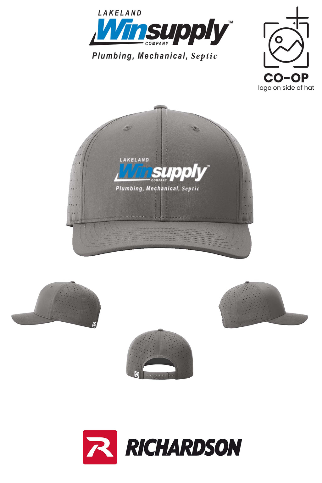 Richardson 632 Laser Perf R-Flex Snapback - Lakeland Winsupply