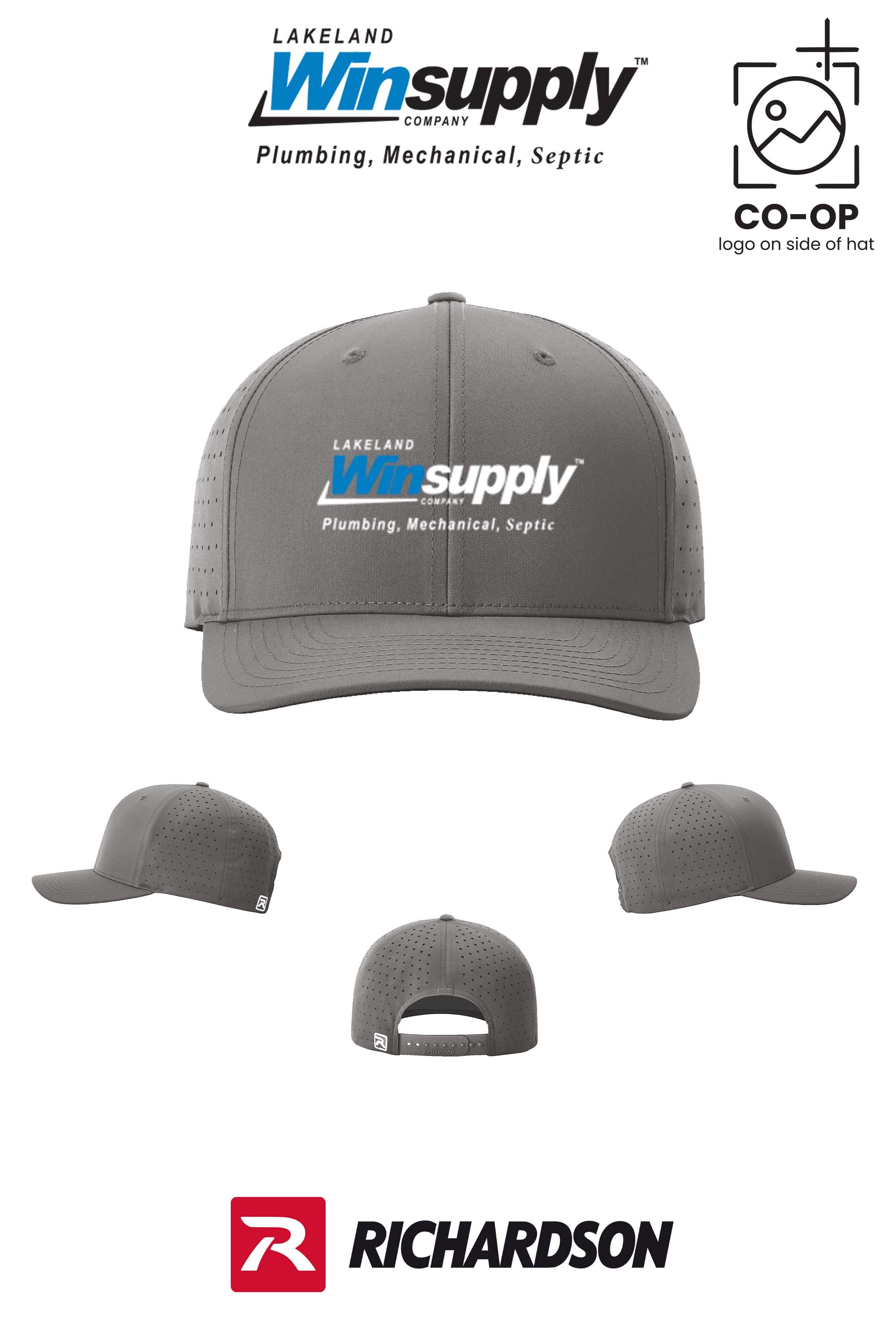 Richardson 632 Laser Perf R-Flex Snapback - Lakeland Winsupply
