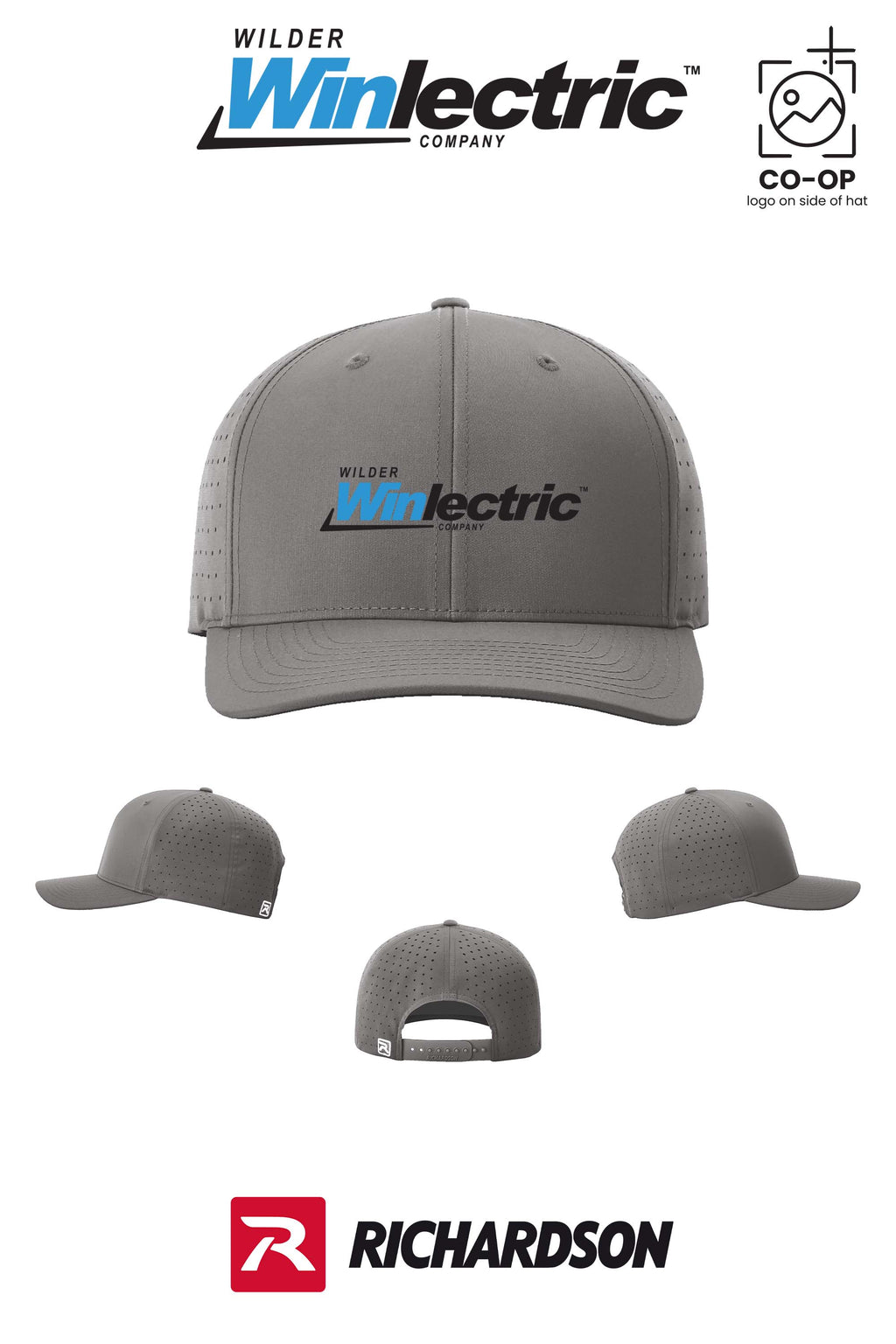 Richardson 632 Laser Perf R-Flex Snapback - Wilder Winlectric