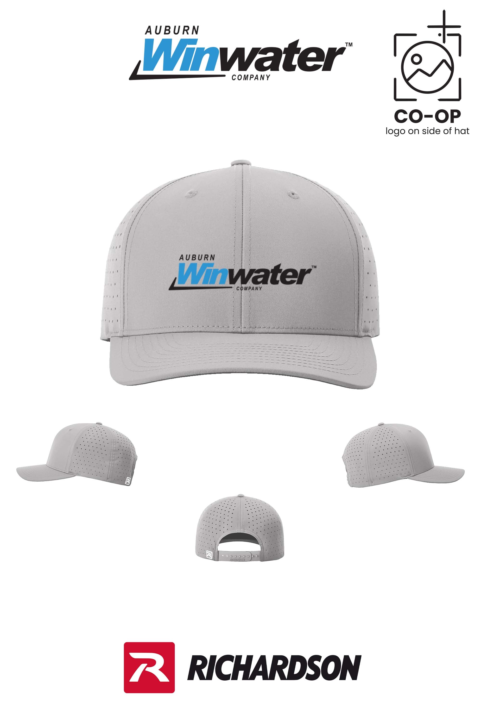 Richardson 632 Laser Perf R-Flex Snapback - Auburn Winwater