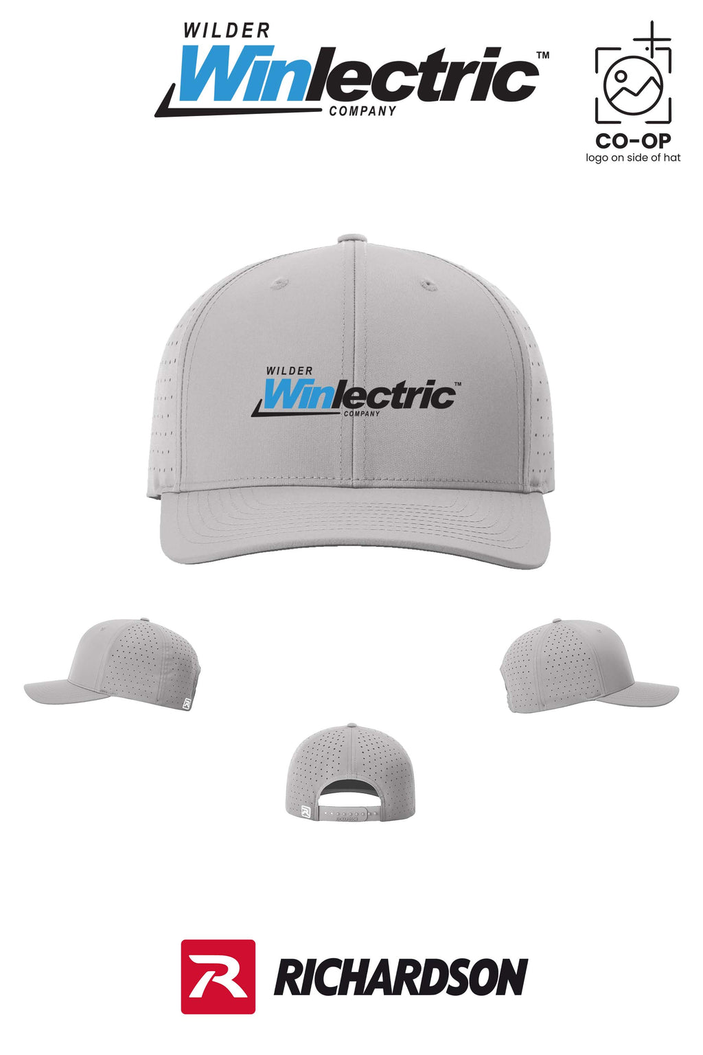 Richardson 632 Laser Perf R-Flex Snapback - Wilder Winlectric