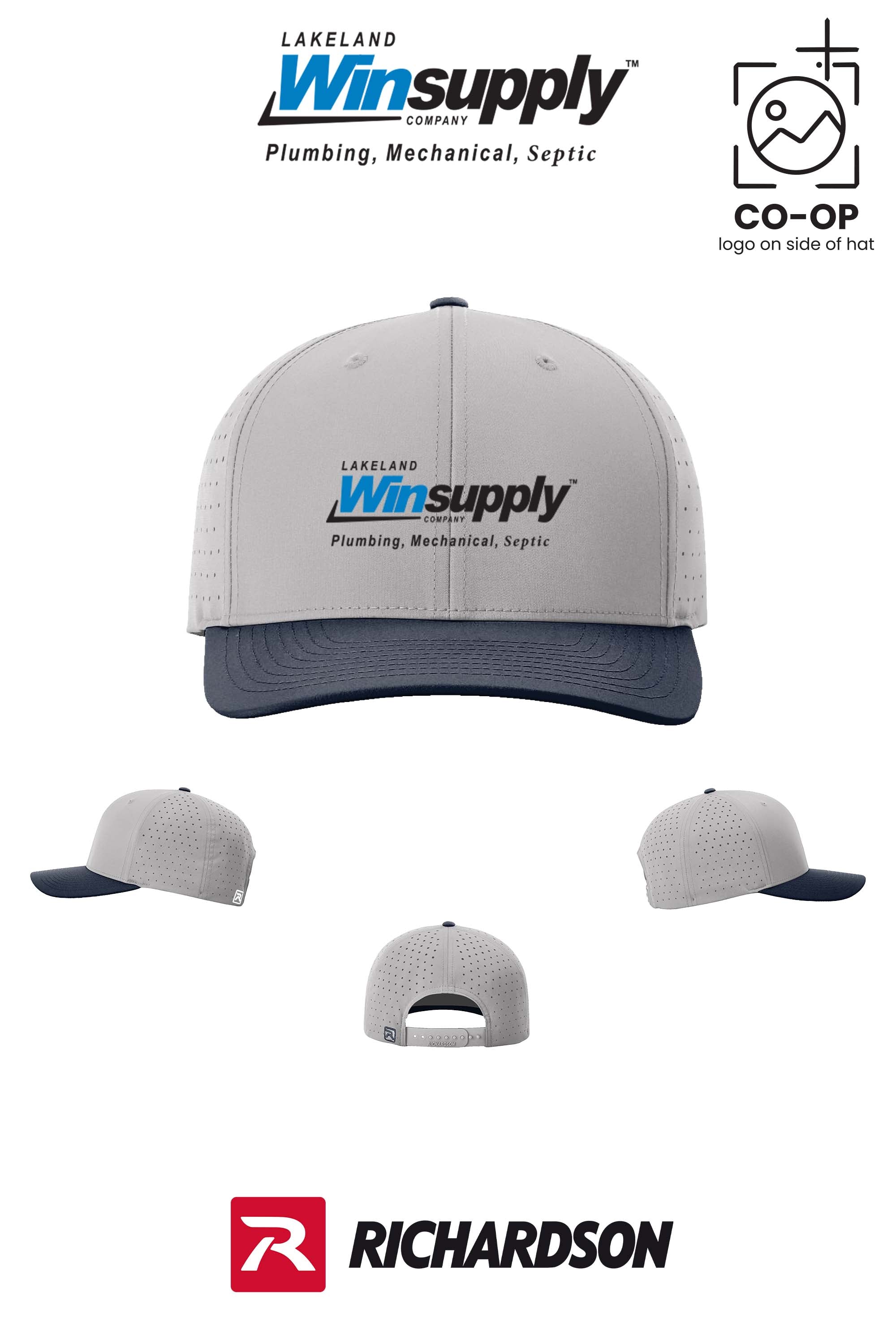 Richardson 632 Laser Perf R-Flex Snapback - Lakeland Winsupply