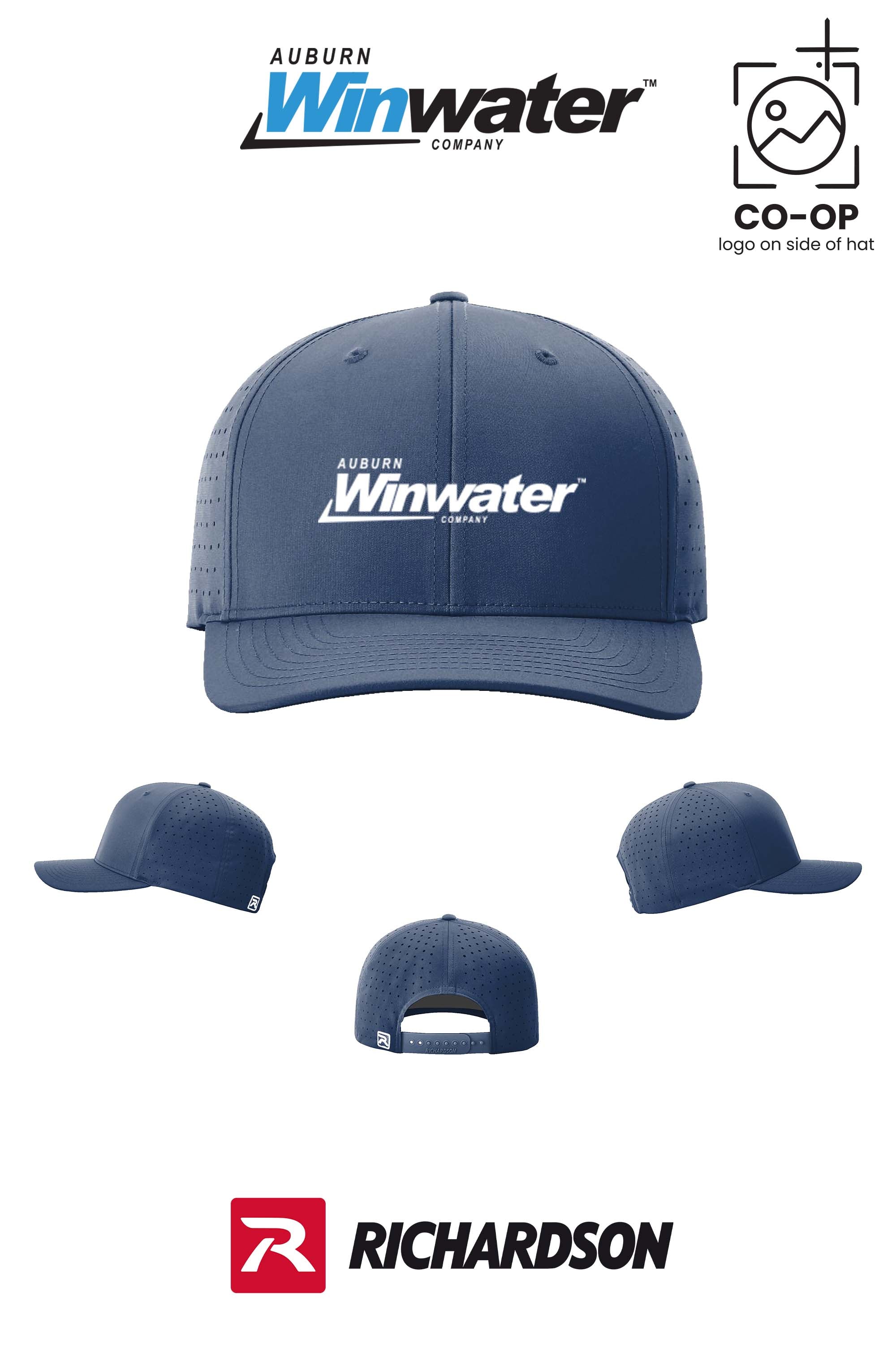 Richardson 632 Laser Perf R-Flex Snapback - Auburn Winwater