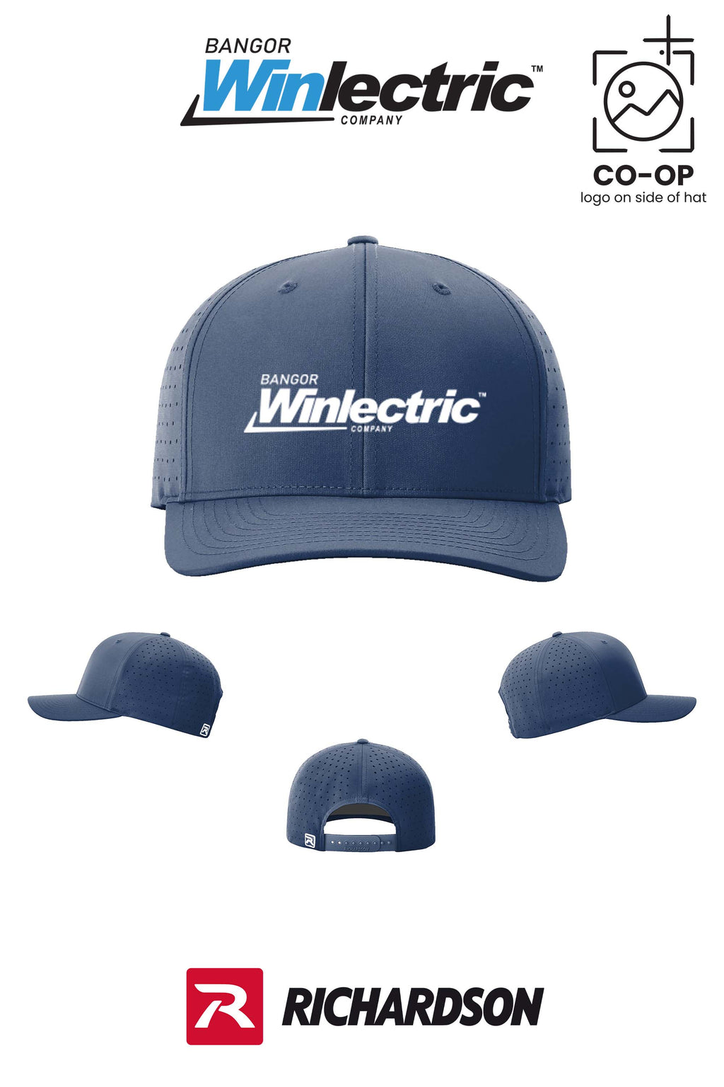 Richardson 632 Laser Perf R-Flex Snapback - Winlectric Bangor
