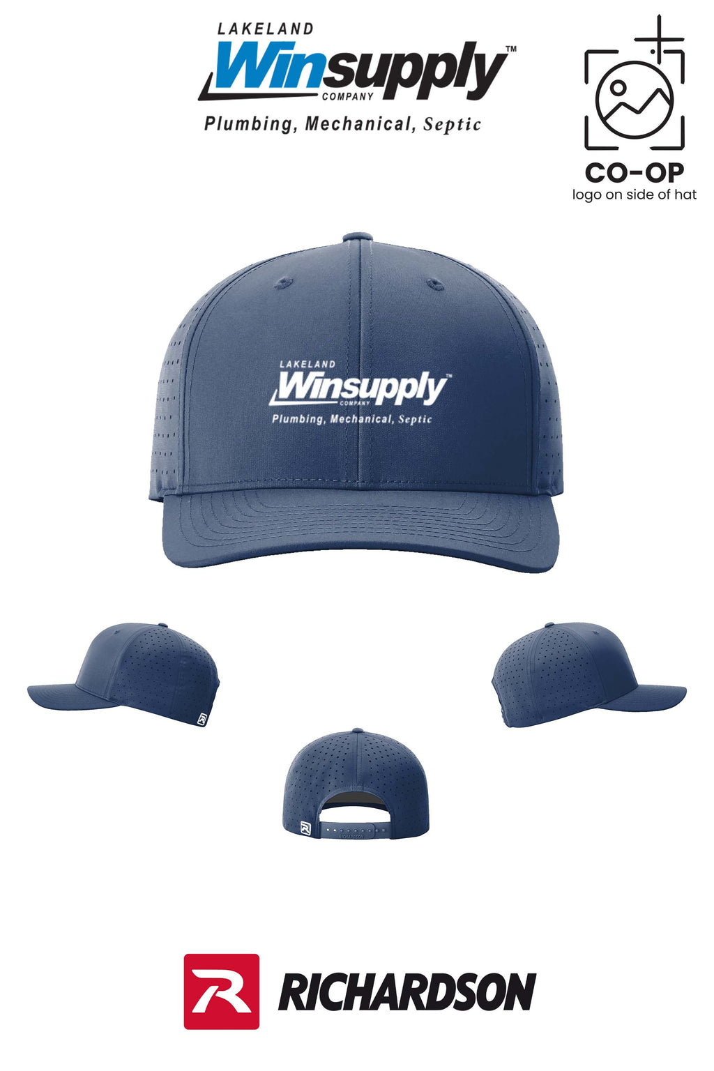 Richardson 632 Laser Perf R-Flex Snapback - Lakeland Winsupply