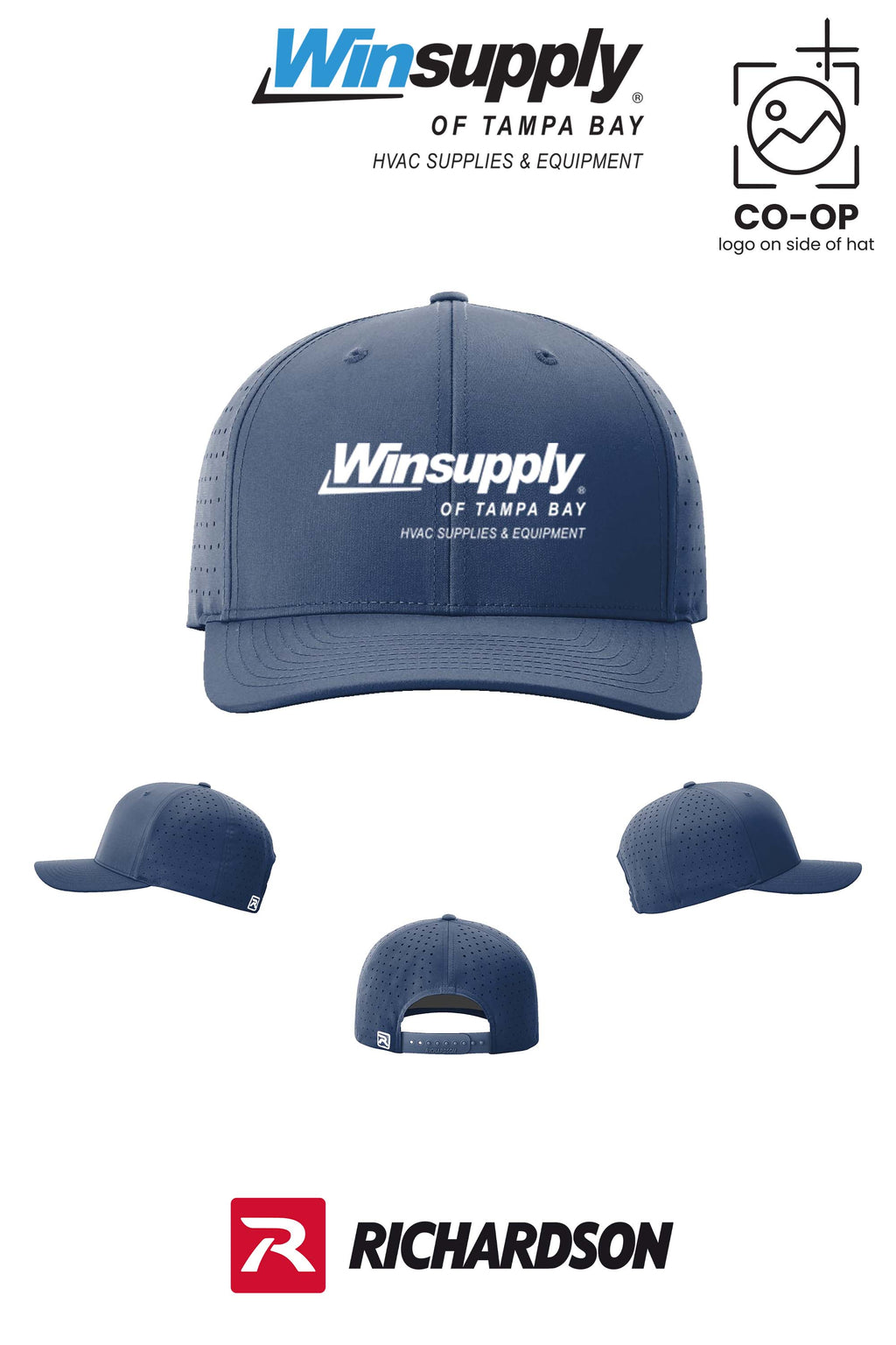 Richardson 632 Laser Perf R-Flex Snapback - Winsupply of Tampa Bay