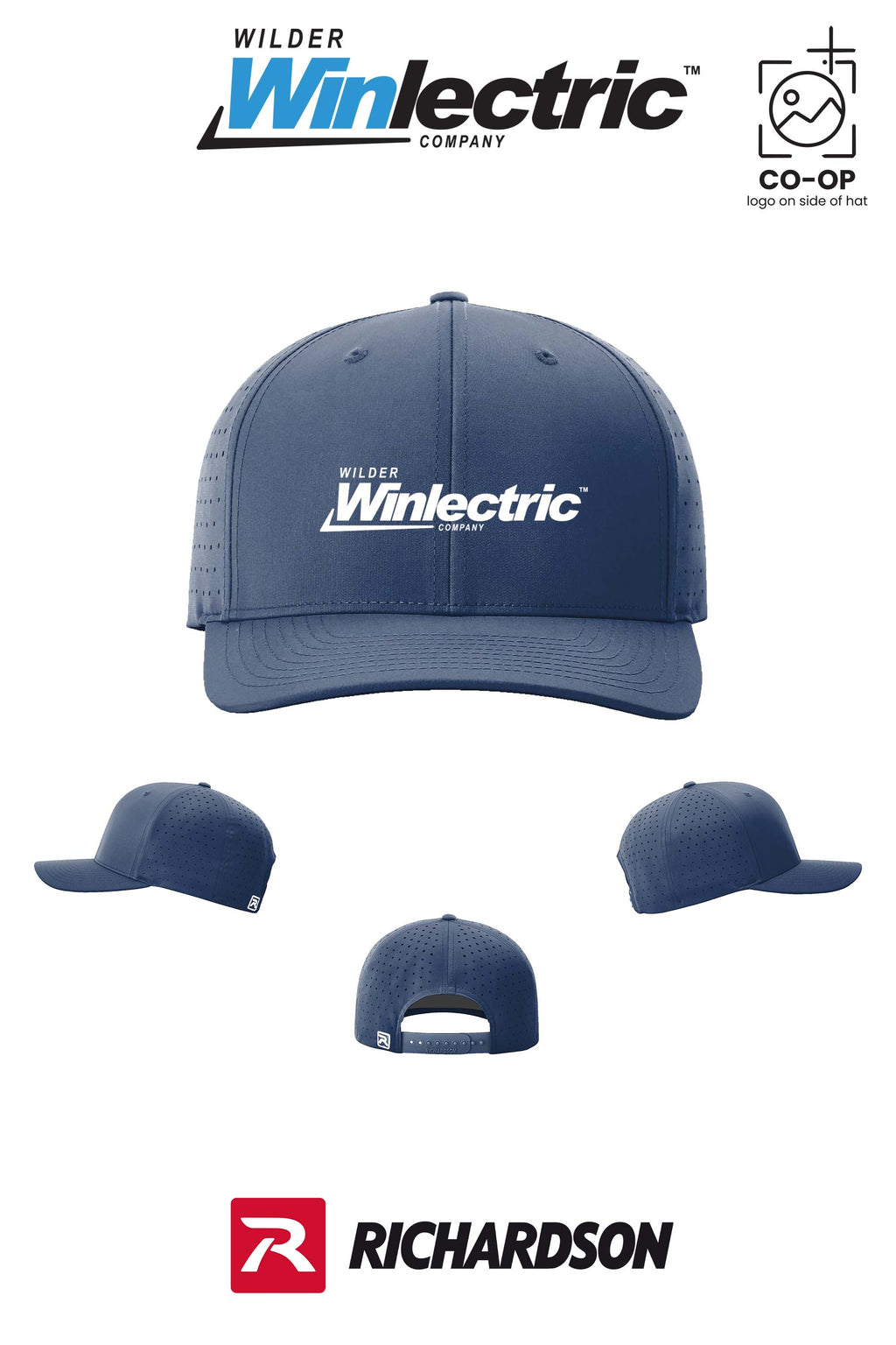 Richardson 632 Laser Perf R-Flex Snapback - Wilder Winlectric