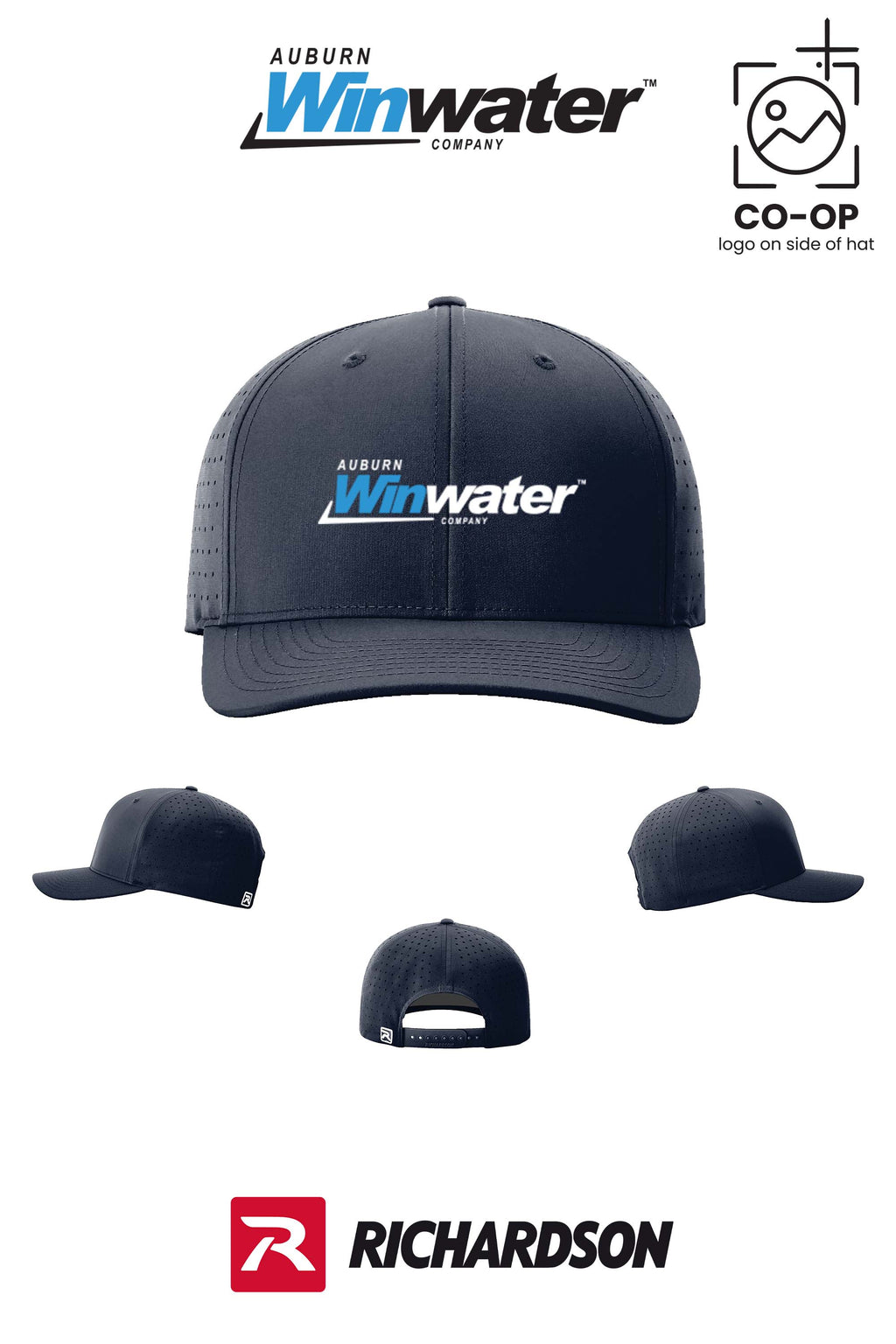 Richardson 632 Laser Perf R-Flex Snapback - Auburn Winwater