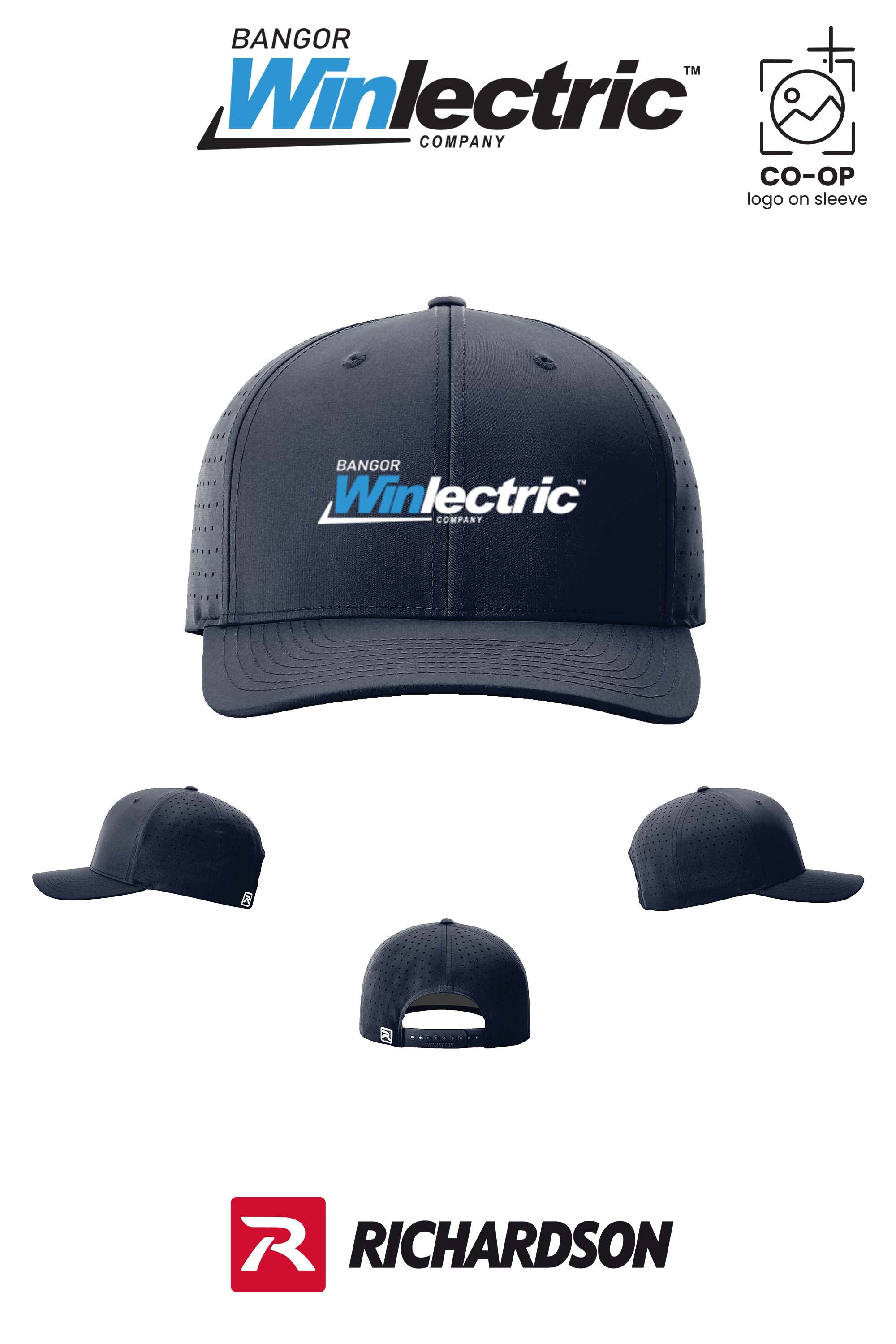 Richardson 632 Laser Perf R-Flex Snapback - Winlectric Bangor