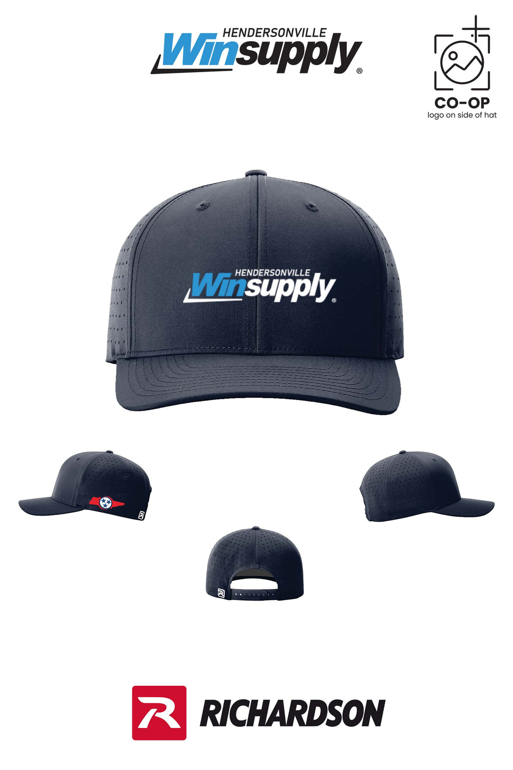Richardson 632 Laser Perf R-Flex Snapback - Winsupply of Hendersonville