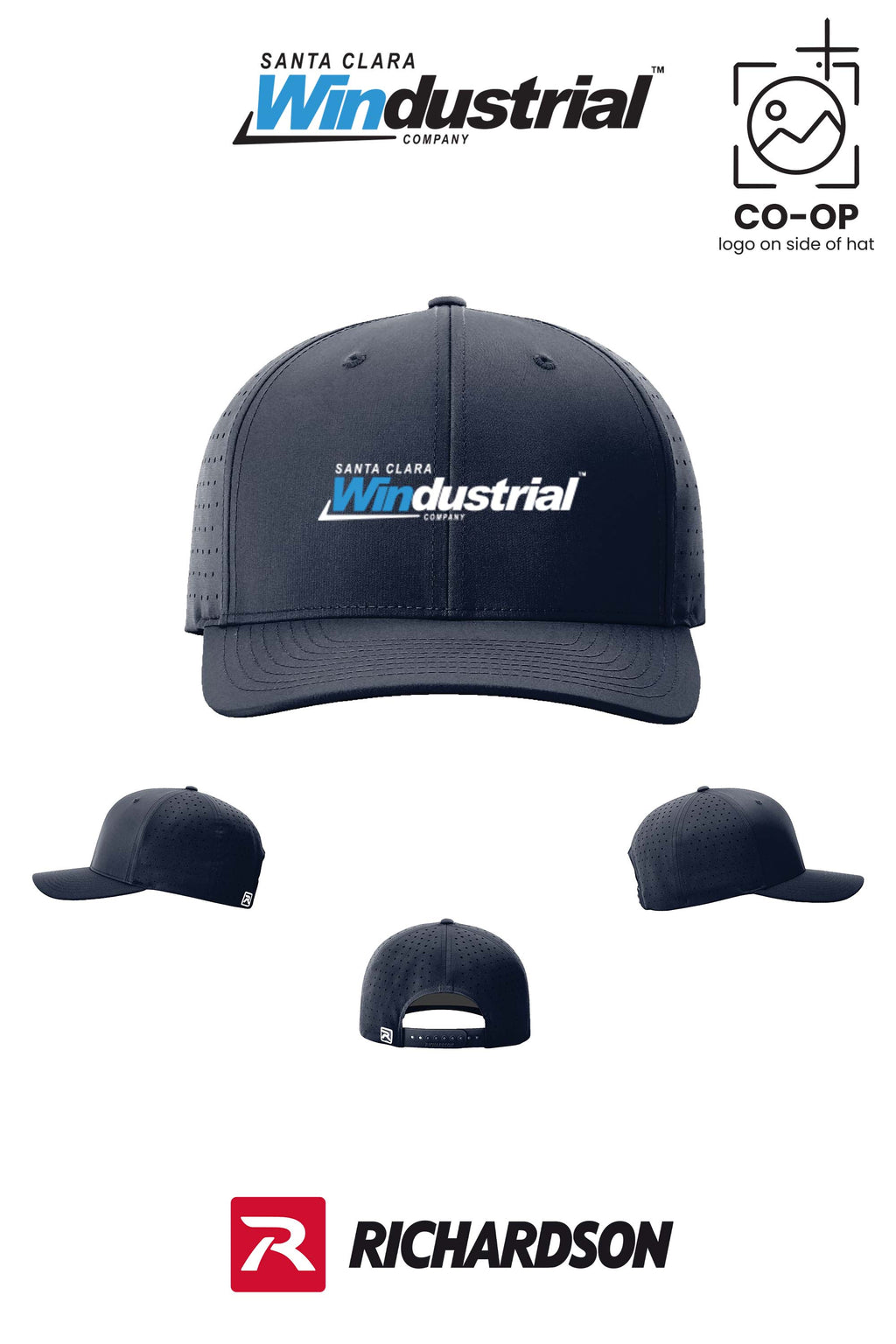 Richardson 632 Laser Perf R-Flex Snapback - Santa Clara Windustrial