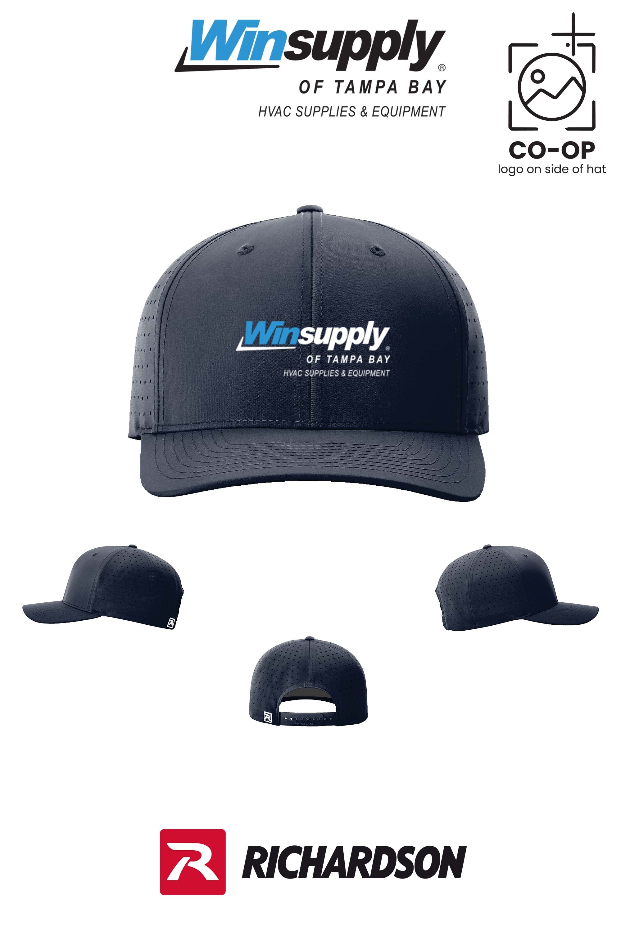 Richardson 632 Laser Perf R-Flex Snapback - Winsupply of Tampa Bay