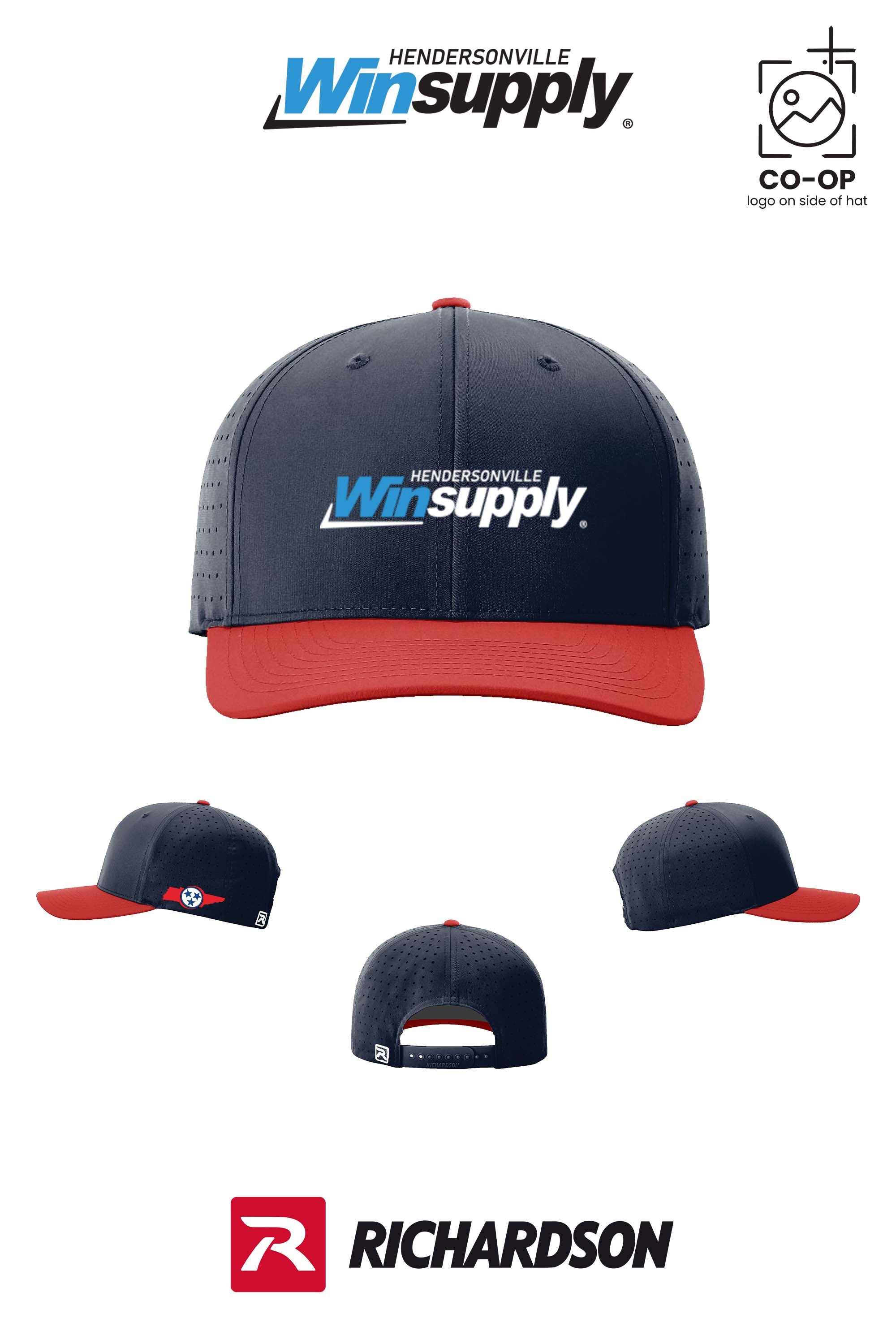 Richardson 632 Laser Perf R-Flex Snapback - Winsupply of Hendersonville
