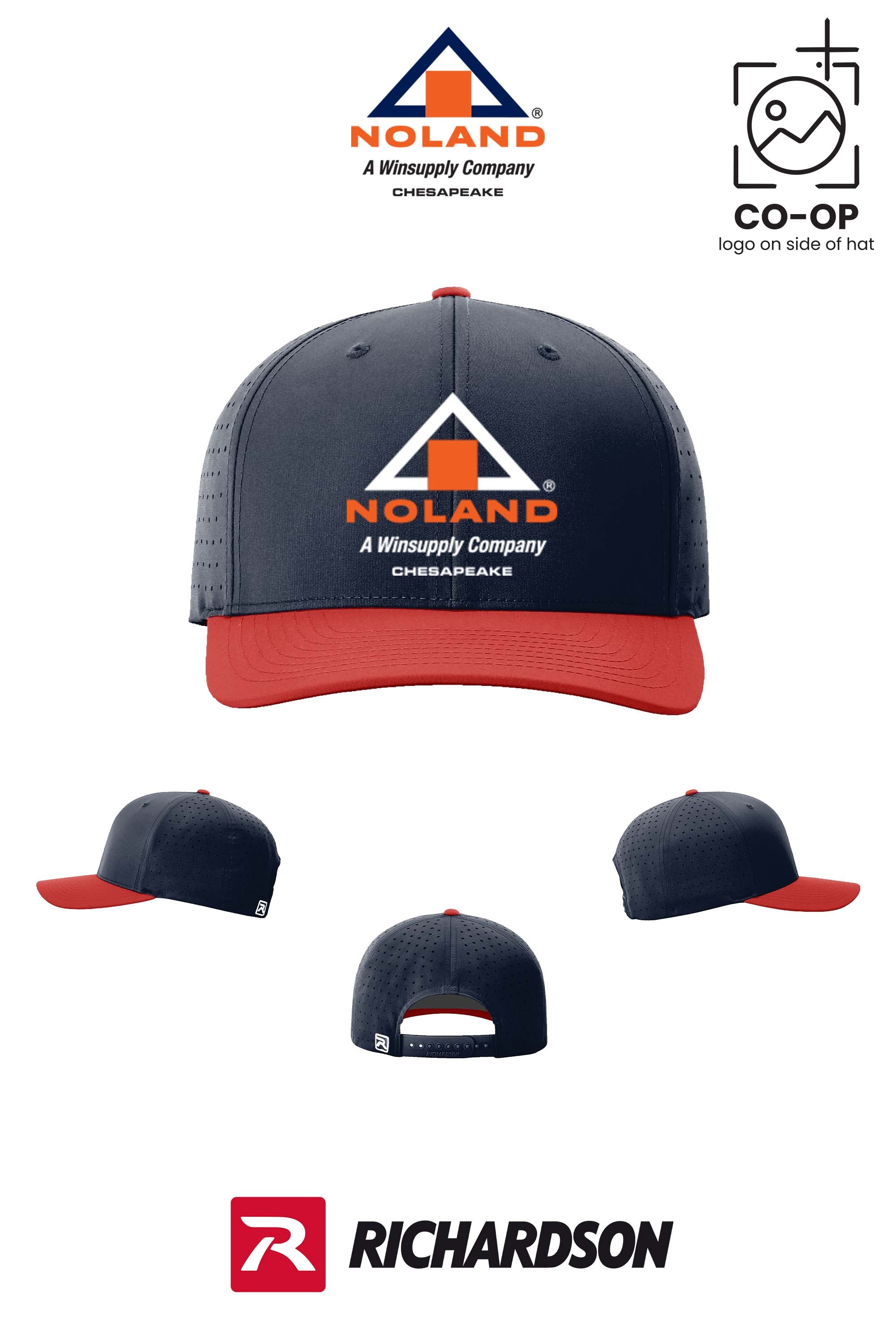 Richardson 632 Laser Perf R-Flex Snapback - Noland Company Chesapeake