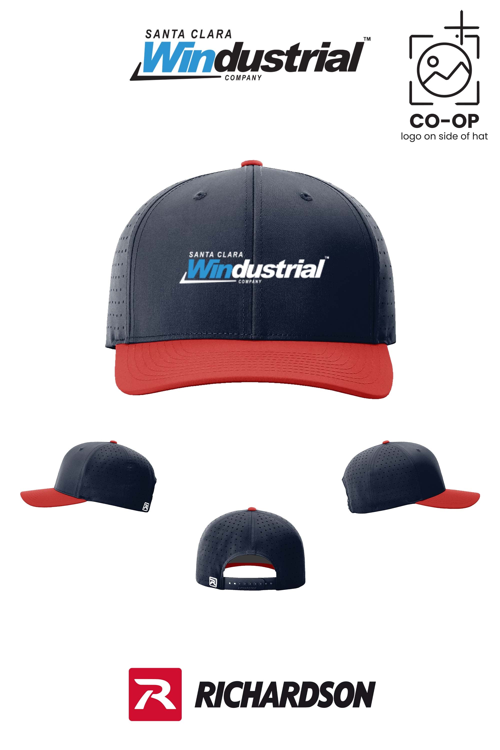 Richardson 632 Laser Perf R-Flex Snapback - Santa Clara Windustrial