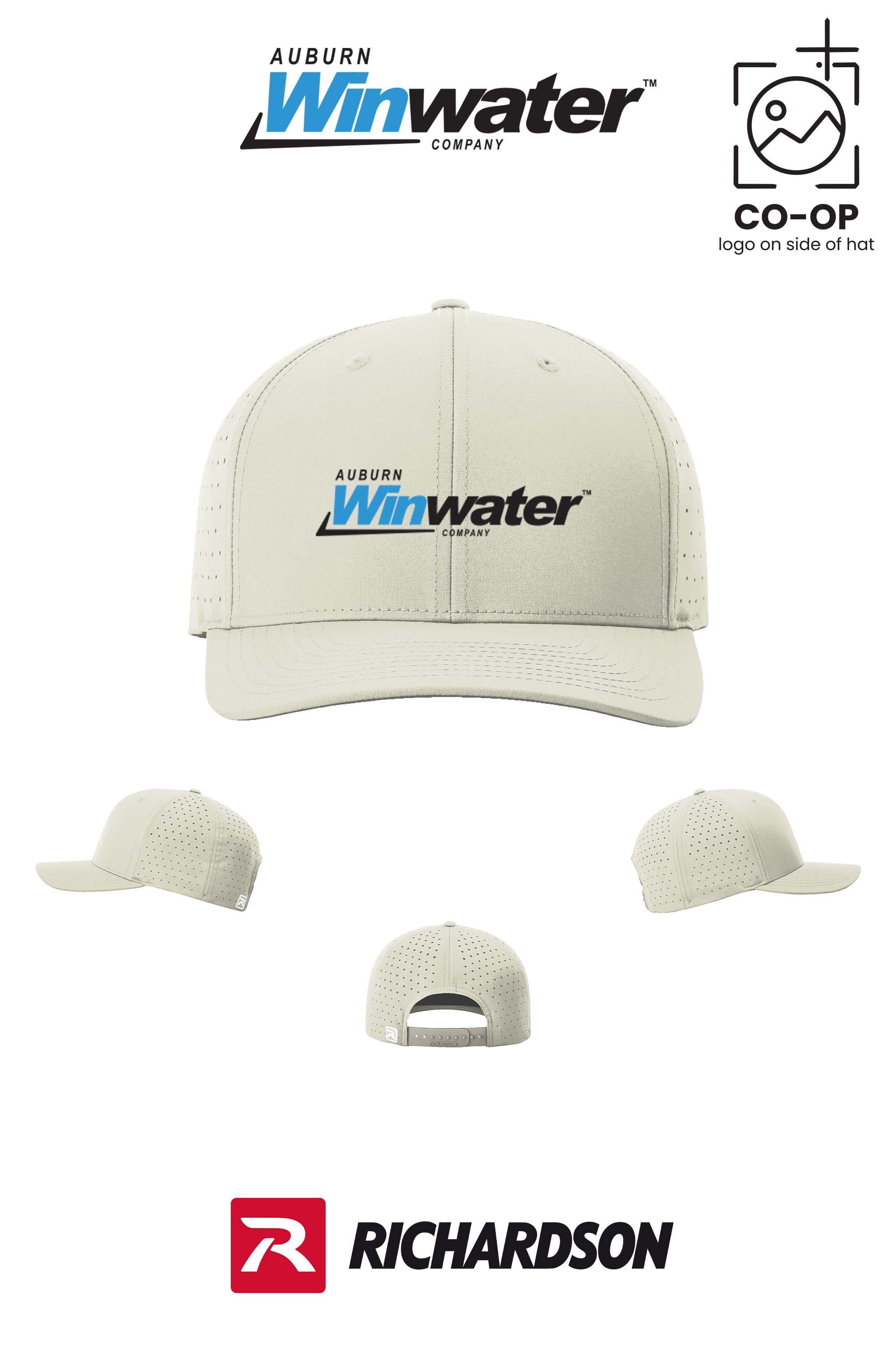 Richardson 632 Laser Perf R-Flex Snapback - Auburn Winwater