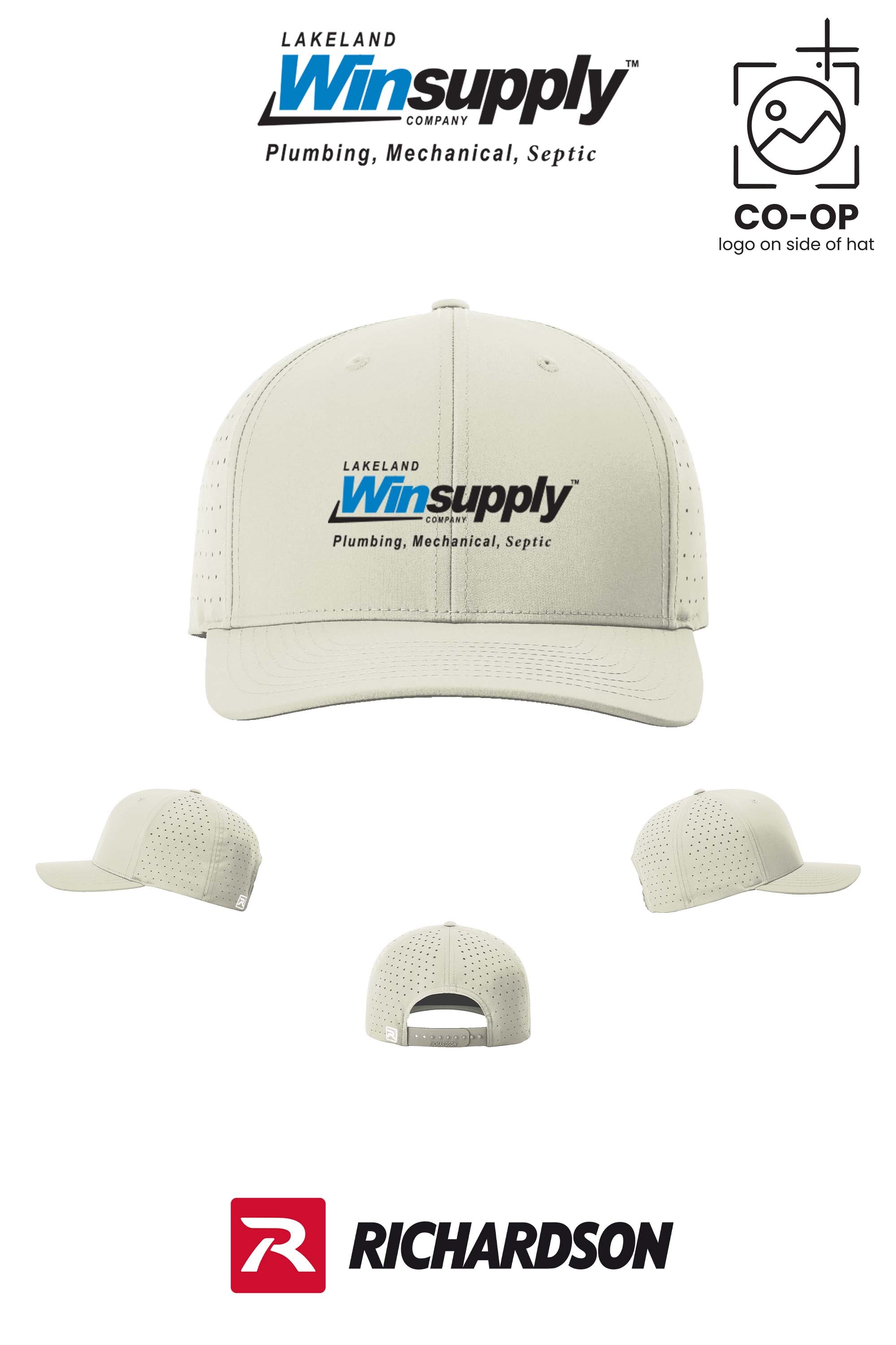 Richardson 632 Laser Perf R-Flex Snapback - Lakeland Winsupply