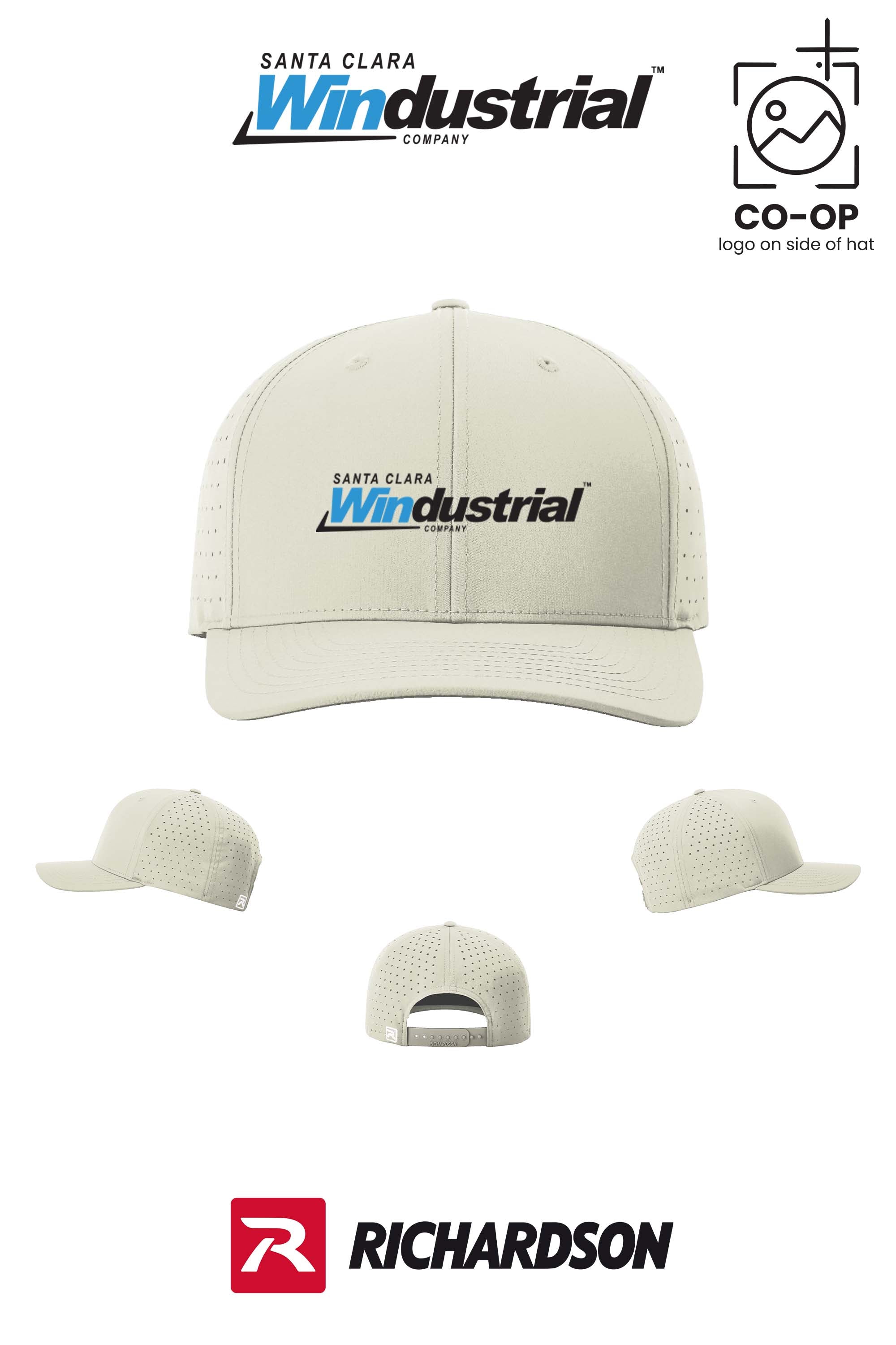 Richardson 632 Laser Perf R-Flex Snapback - Santa Clara Windustrial