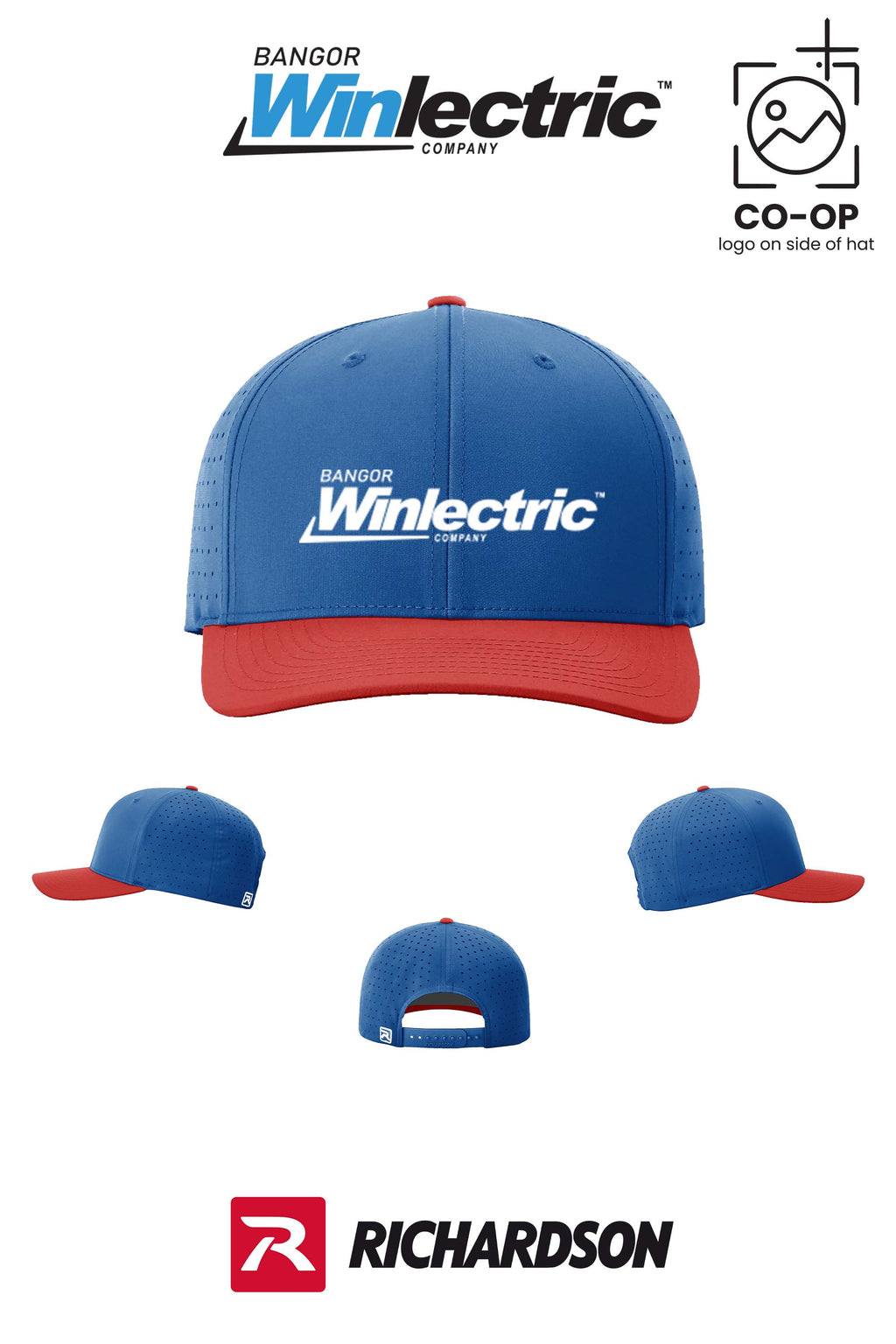 Richardson 632 Laser Perf R-Flex Snapback - Winlectric Bangor